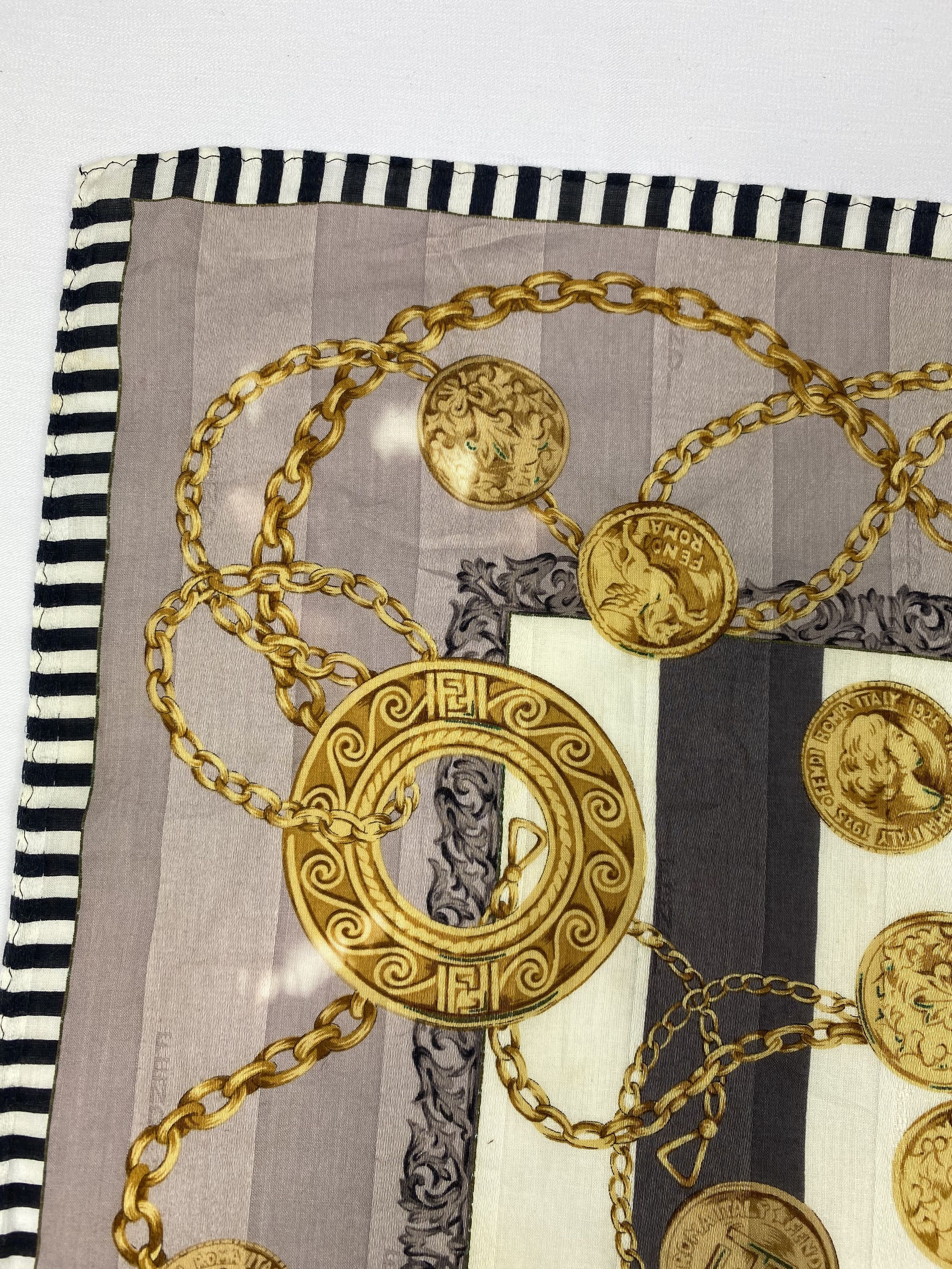 Vintage Fendi Handkerchief / Bandana / Neckerchief A932 Size ONE SIZE - 7 Thumbnail