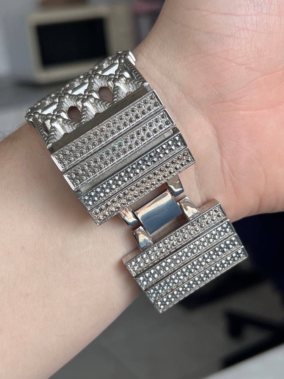 Japanese Brand × Vintage Vintage Japanese style futuristic Watch Big Bracelet Size ONE SIZE - 8 Thumbnail
