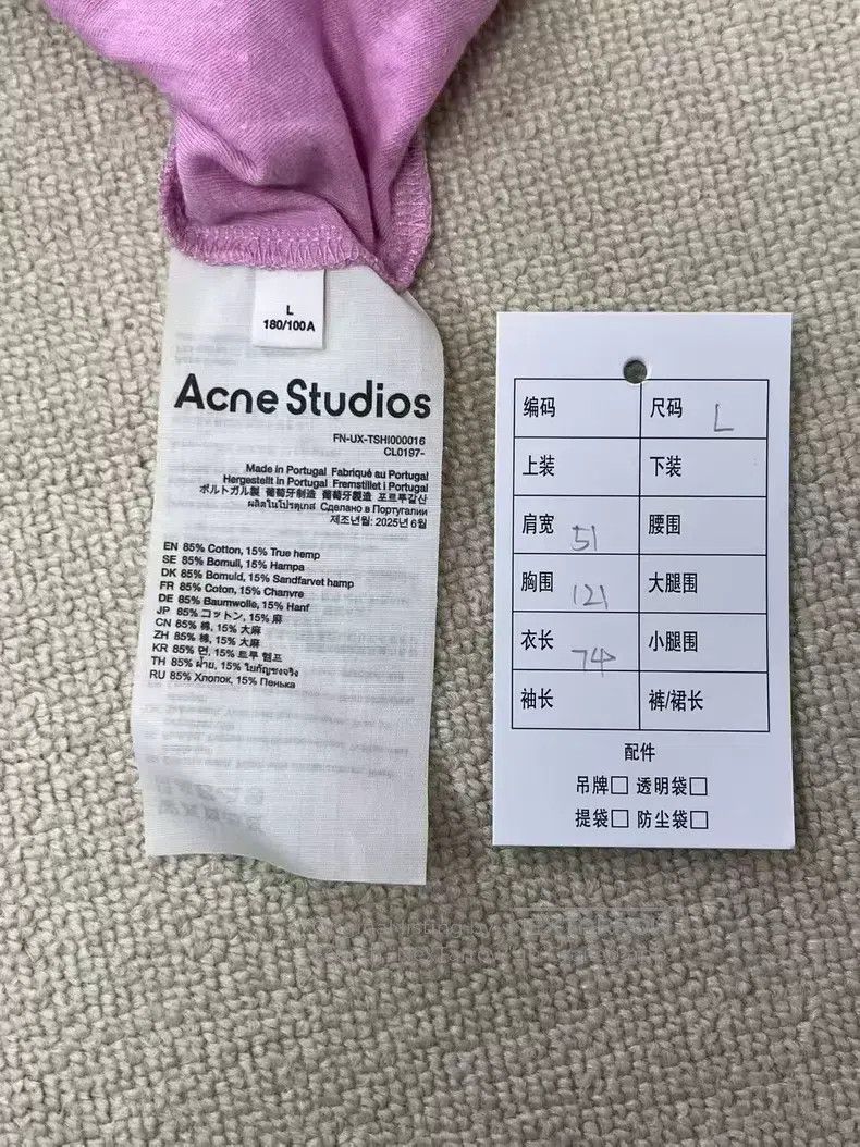 Acne Studios Acne Studios Vintage Faded 1996 Letter Print Loose Off Sho Size US L / EU 52-54 / 3 - 4 Thumbnail