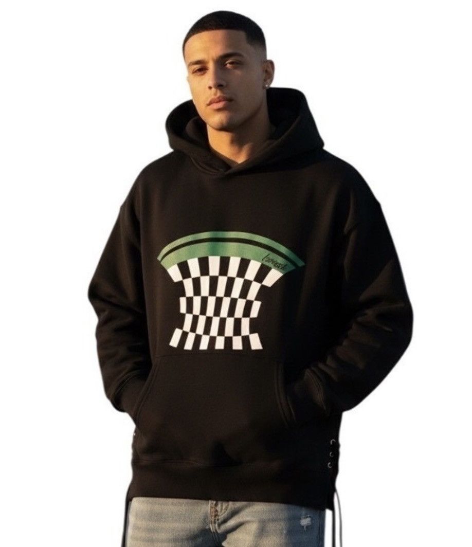 Other Krost NY Checkerboard Arch Hoodie Leather Lace Black L Size US L / EU 52-54 / 3 - 4 Thumbnail