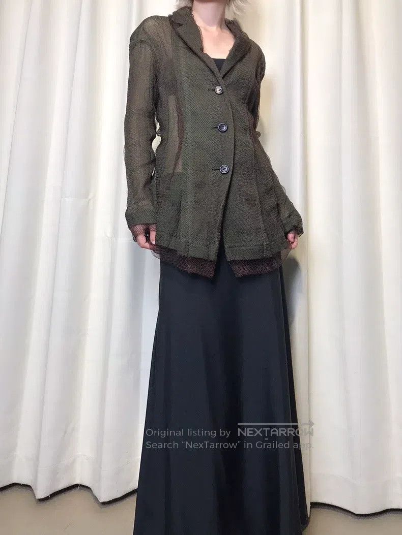 Issey Miyake Issey Miyake Avant-garde Double Layer Forest Witch Coat Size M / US 6-8 / IT 42-44 - 2 Thumbnail
