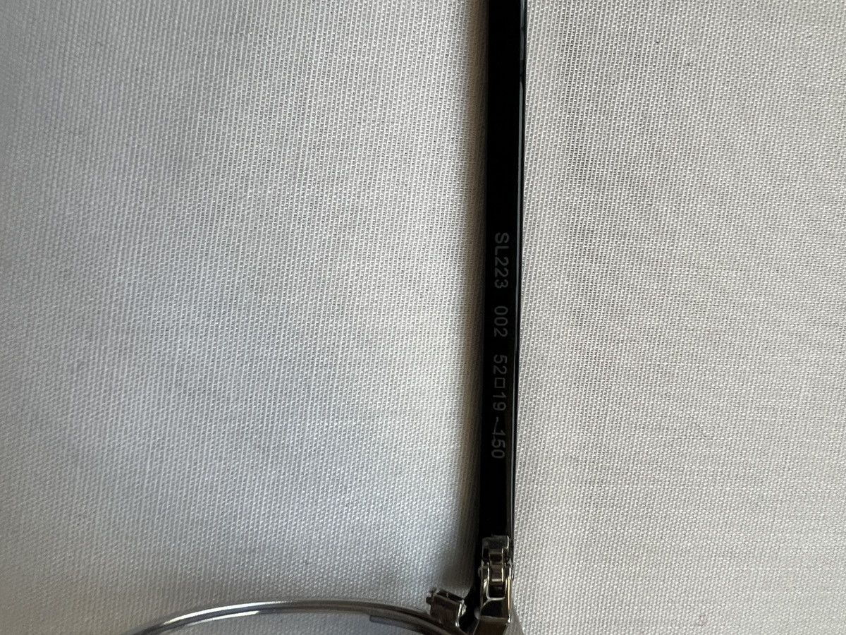 Saint Laurent Paris $435 New Saint Laurent Glasses SL223 002 52-19-150 Acetate Size ONE SIZE - 3 Thumbnail