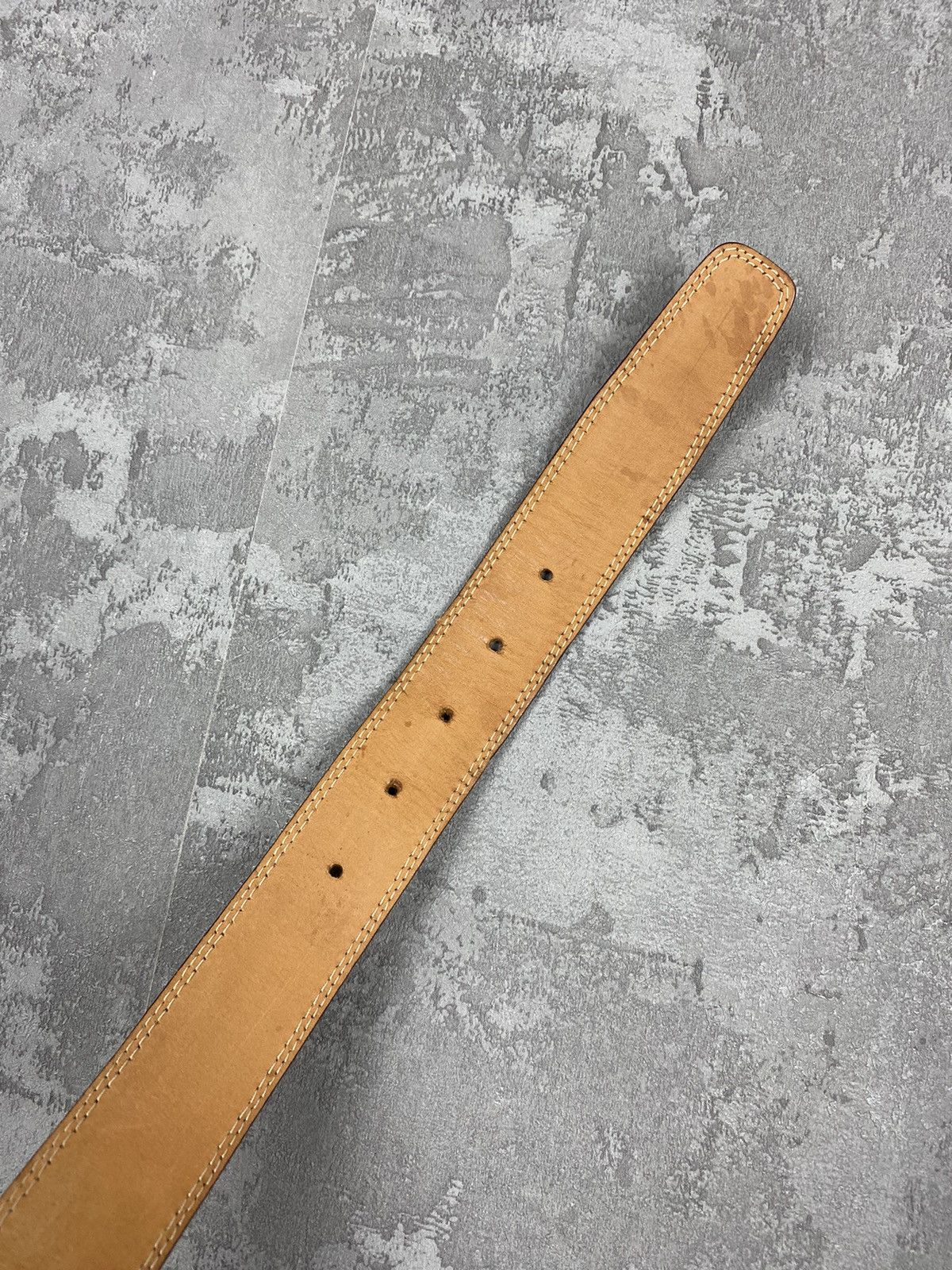 Fratelli Rossetti Brown leather belt made in Italy Size ONE SIZE - 4 Thumbnail