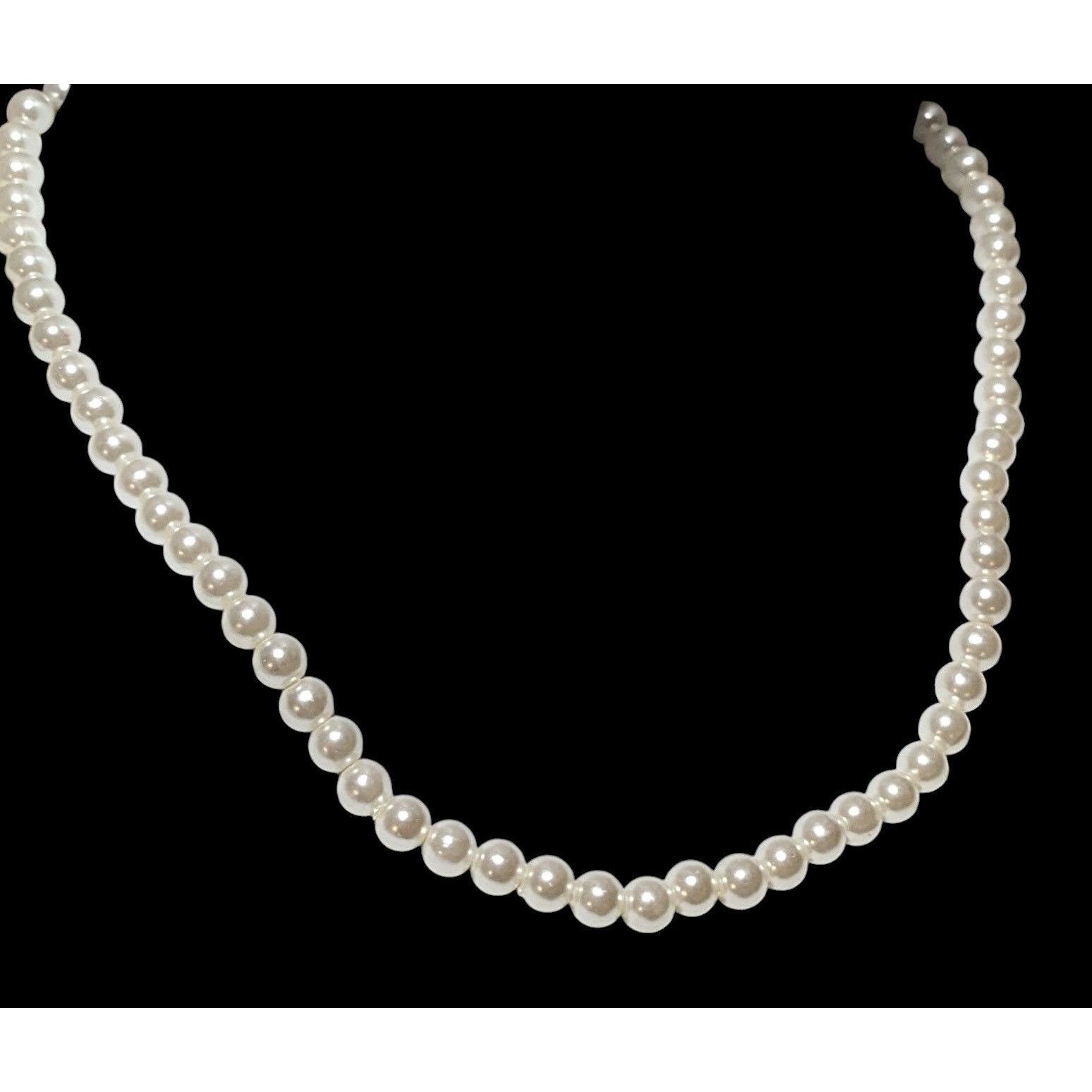 Other Casual White Faux Pearl Beaded Necklace Size ONE SIZE - 4 Thumbnail