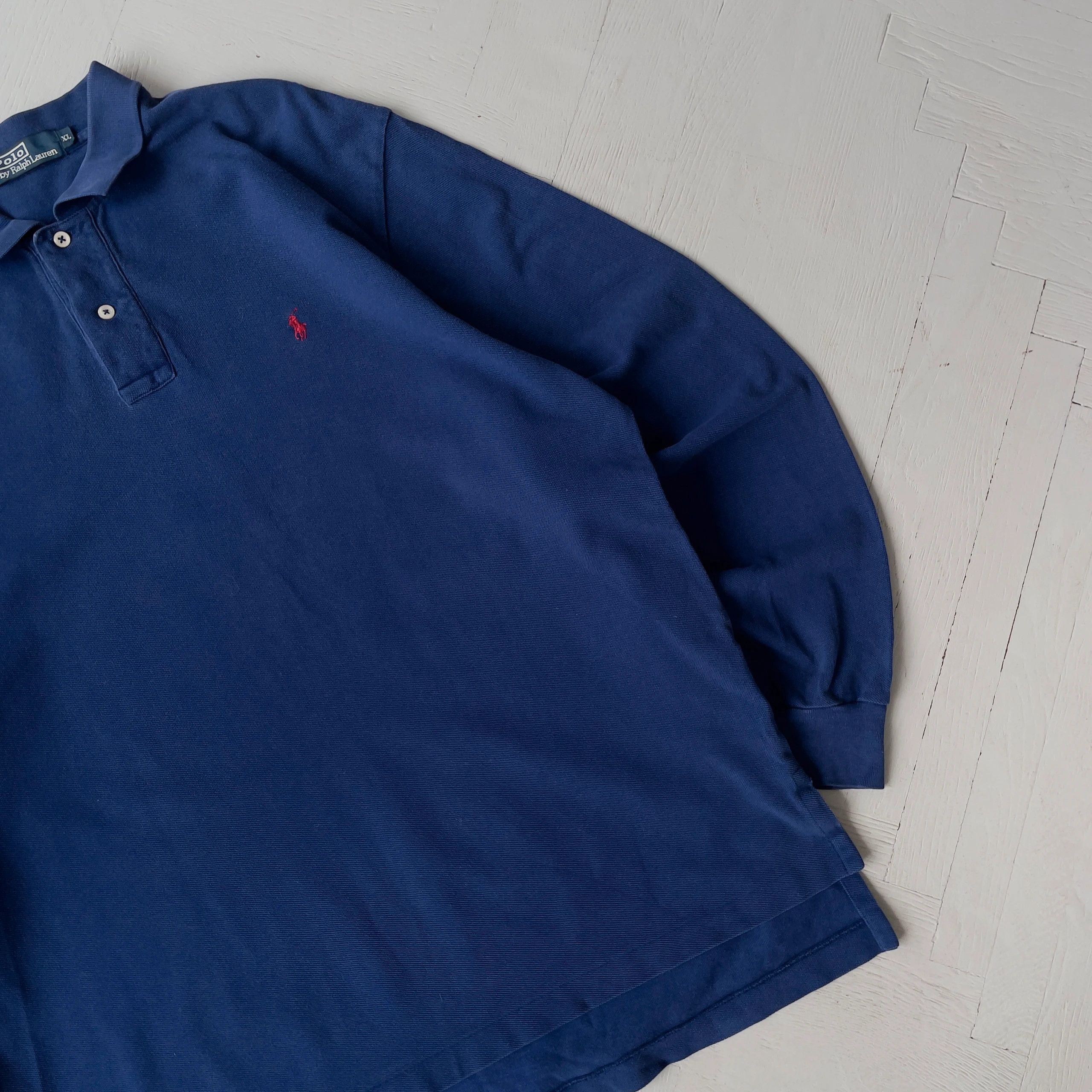 Polo Ralph Lauren Polo Ralph Lauren Preppy Long Sleeve Polo Shirt Size US XL / EU 56 / 4 - 2 Thumbnail