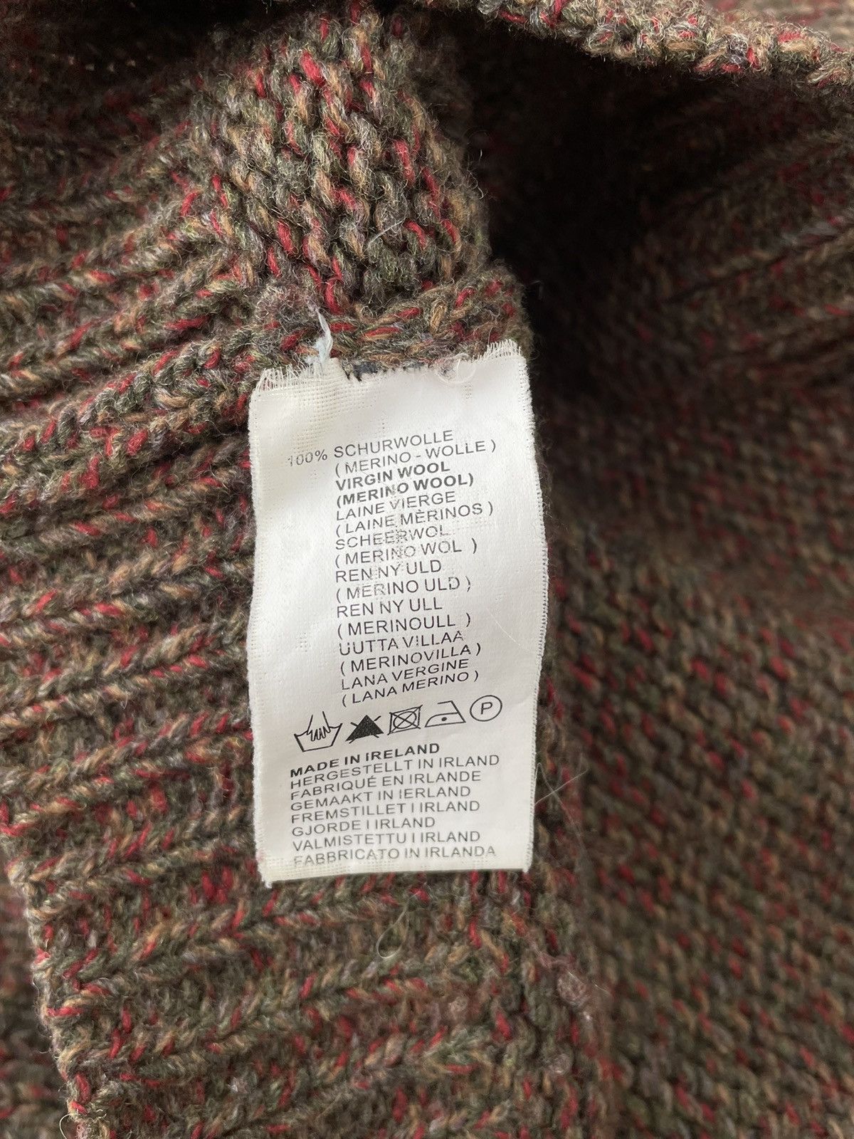 Vintage Fisherman Out Of Ireland 🇮🇪 Merino Wool Sweater Size US L / EU 52-54 / 3 - 8 Thumbnail