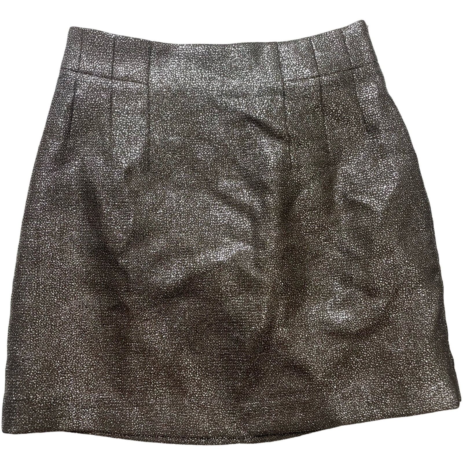 H&M NWOT H&M Metallic Skirt Size 28" / US 6 / IT 42 - 1 Thumbnail