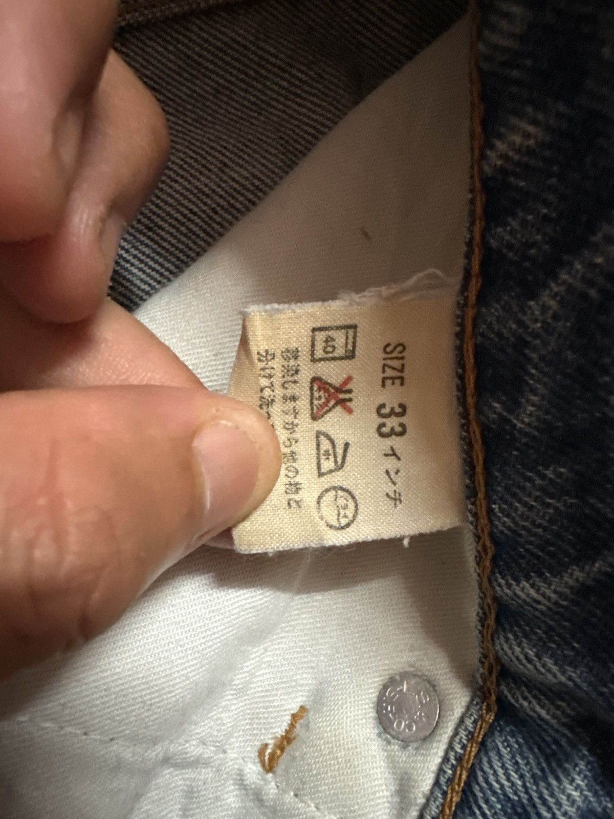 Levi's × Vintage Vintage Levi's 518 Distressed Stone Muddy Wash Denim Size US 31 - 20 Thumbnail