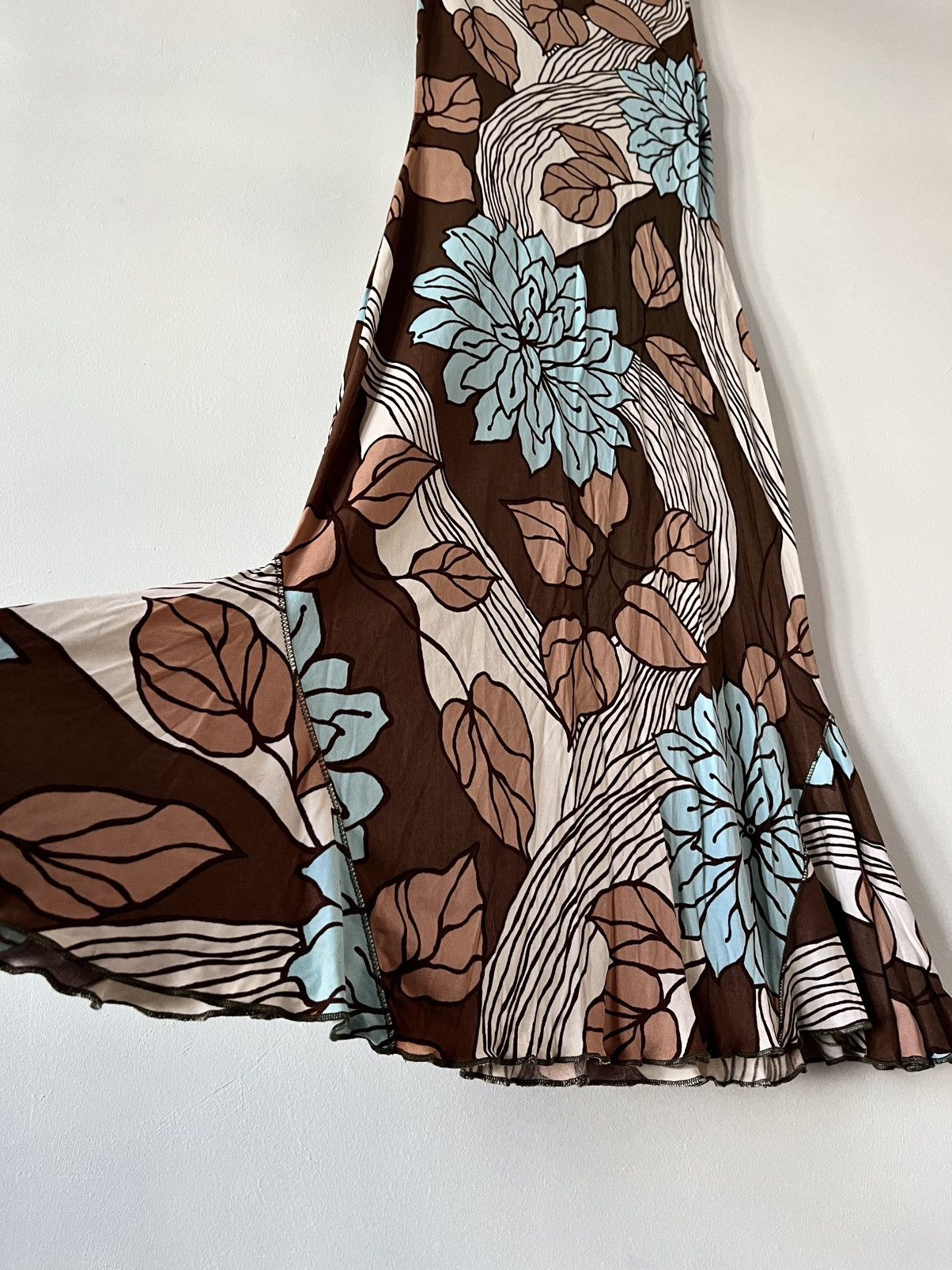 Morgan De Toi Vintage Morgan De Toi Floral Print Maxi Bodycon Dress Size M / US 6-8 / IT 42-44 - 9 Thumbnail