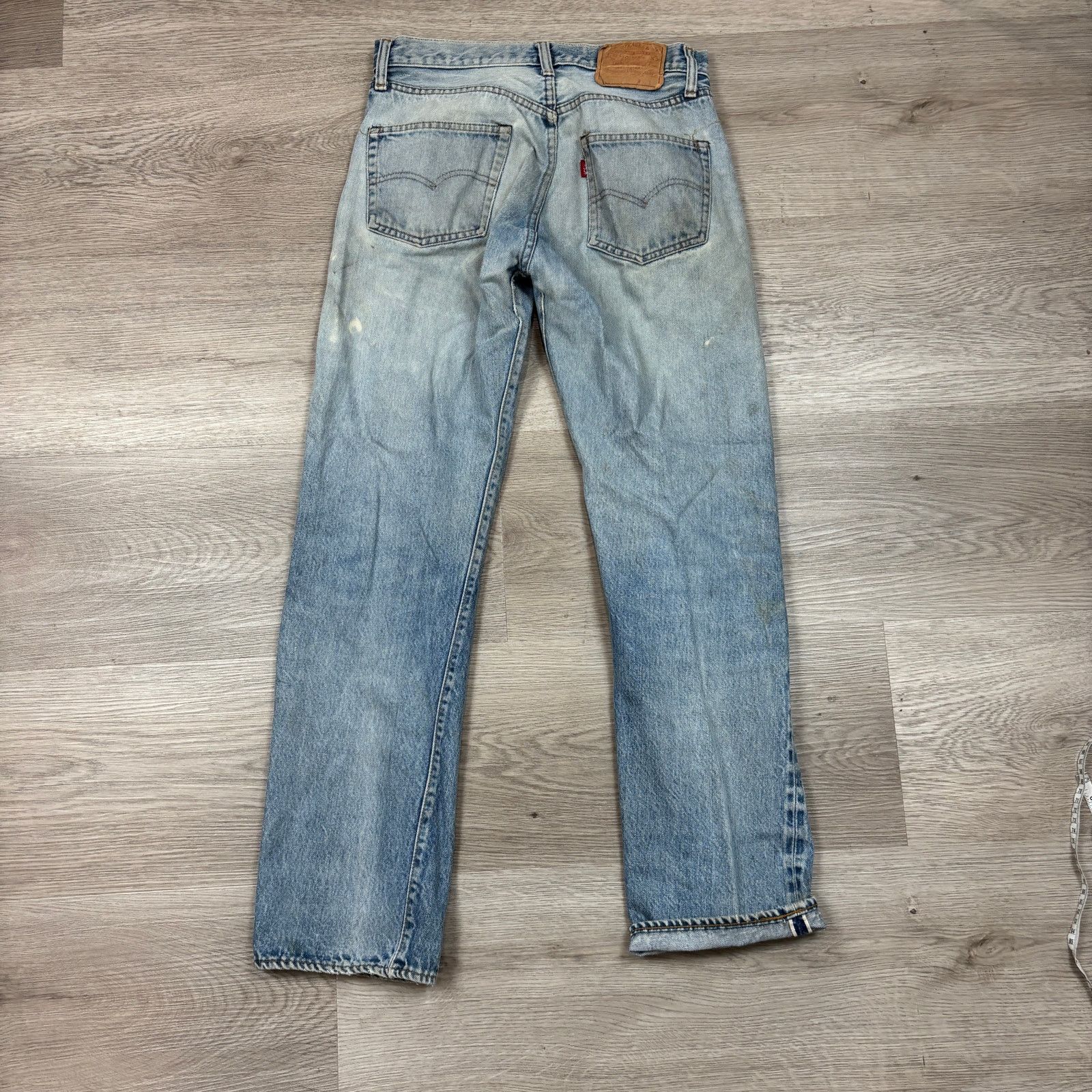 Levi's × Vintage VTG 80s Levi's 501 Redline Selvedge Denim Leg Jeans 30x30 Size US 30 / EU 46 - 3 Thumbnail