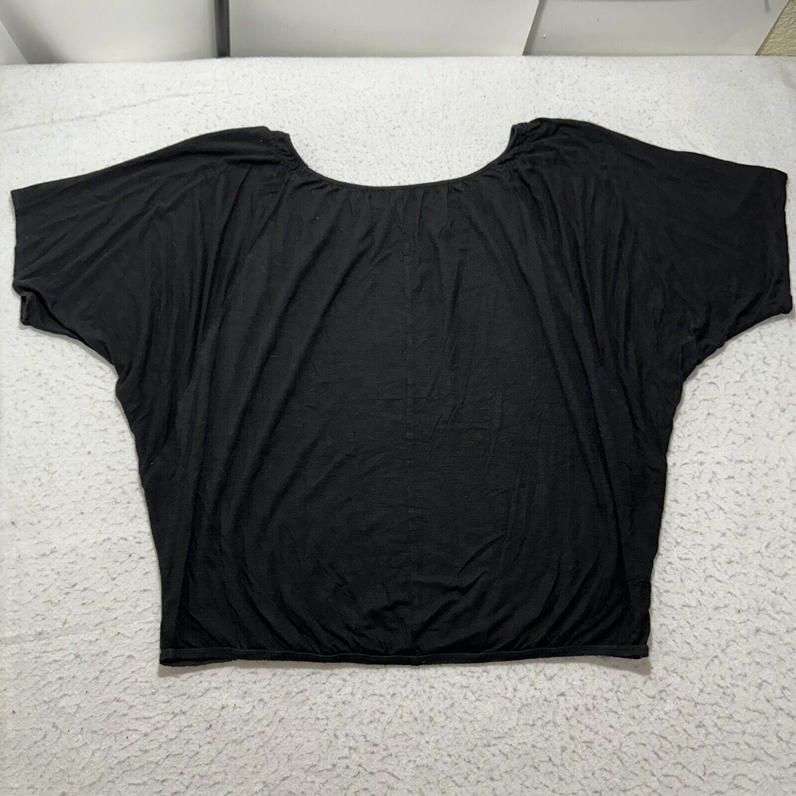 Loft LOFT Large Black Short Sleeve Pullover TShirt Lightweight Size L / US 10 / IT 46 - 10 Thumbnail