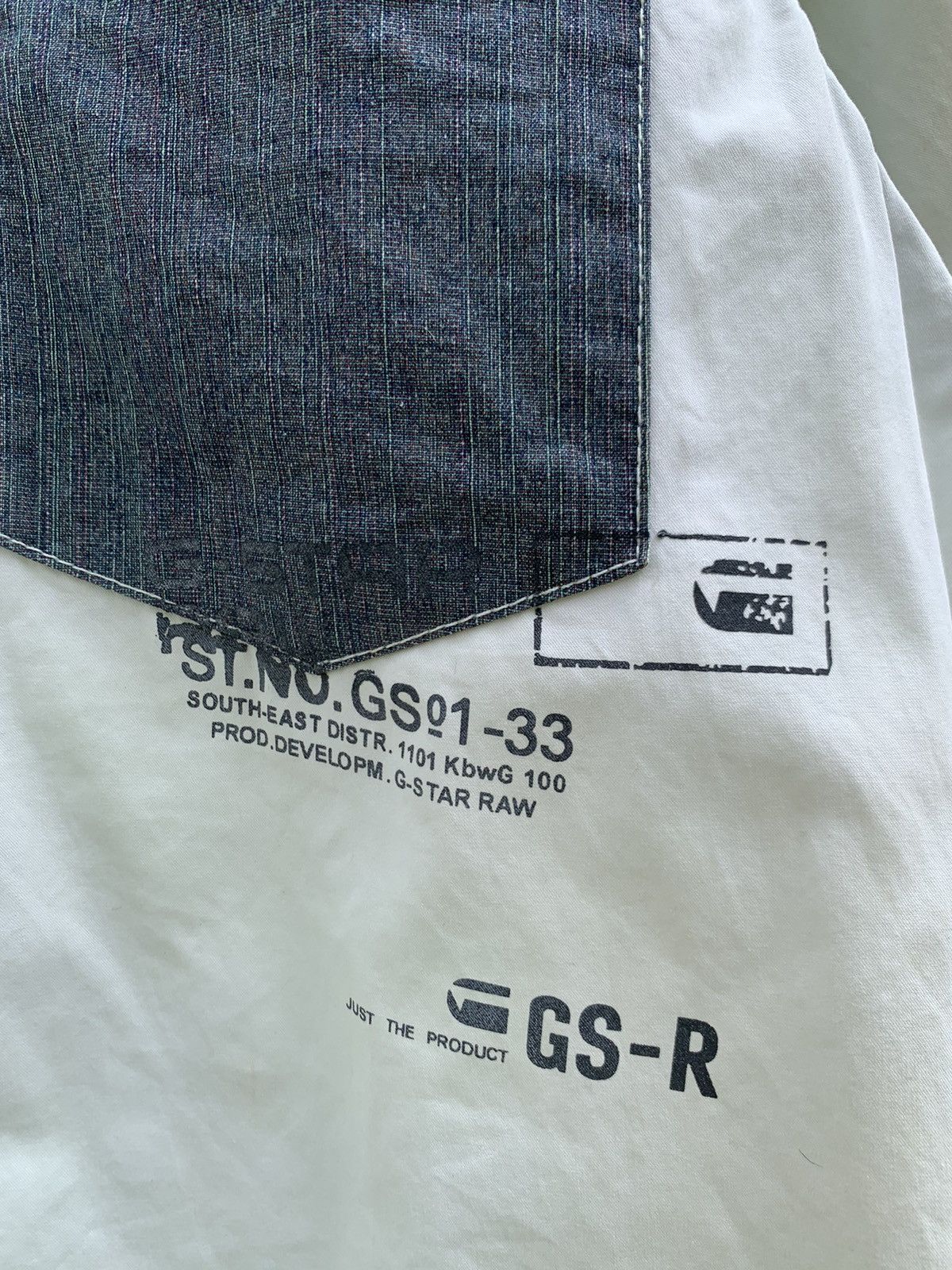 G-Star Vtg G Star Raw studded shirt denim mix cotton Size US M / EU 48-50 / 2 - 4 Thumbnail