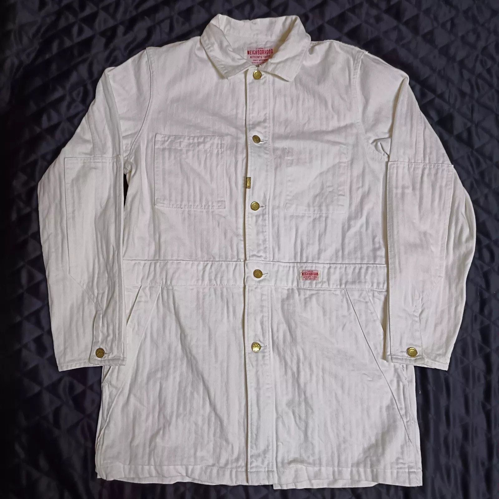 Japanese Brand × Neighborhood Neighborhood Herringbone Coat Jacket Size US M / EU 48-50 / 2 - 1 Thumbnail