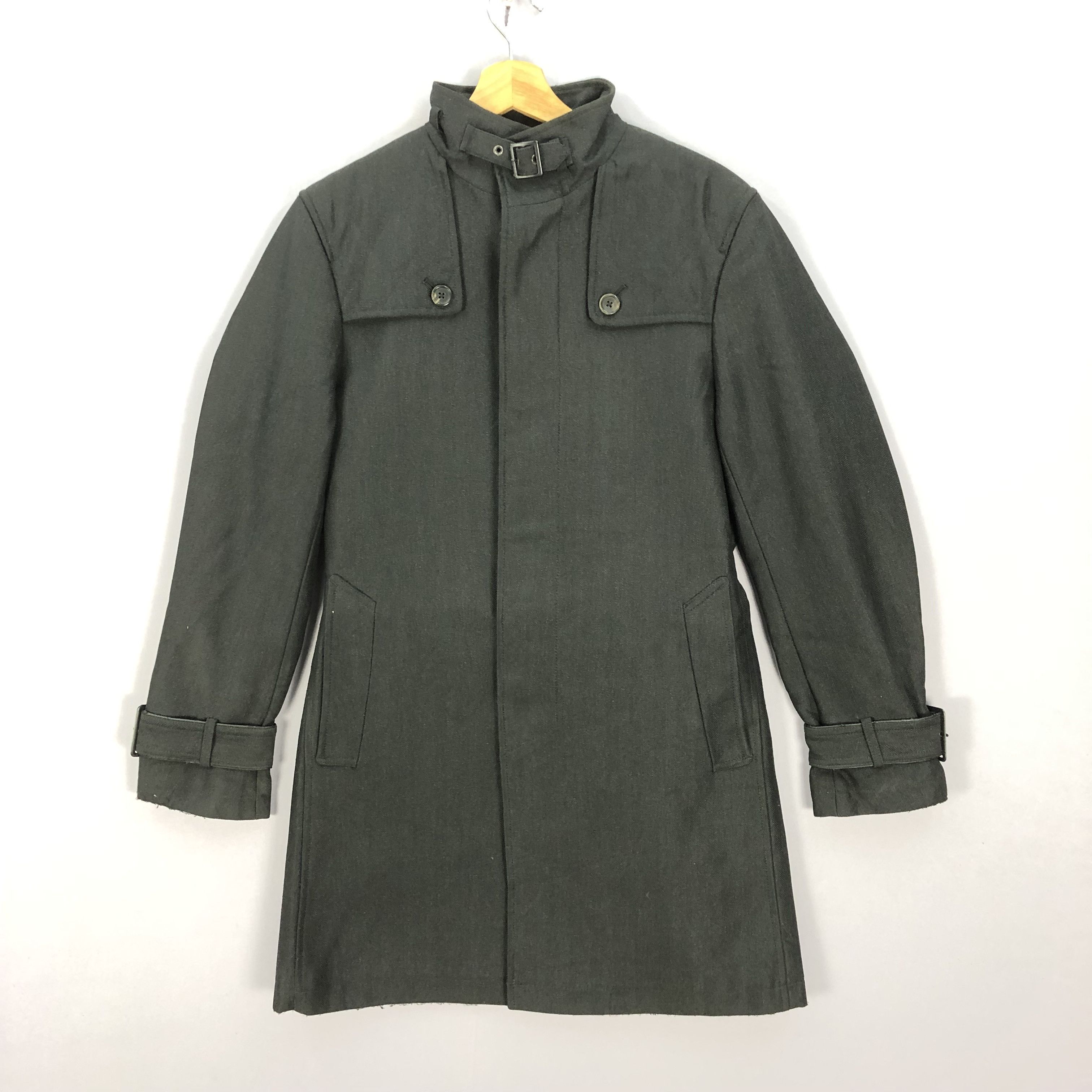 Katharine Hamnett London × Vintage Vintage 90s Katherine Hamnett Long Trench Jackets Size M / US 6-8 / IT 42-44 - 1 Thumbnail