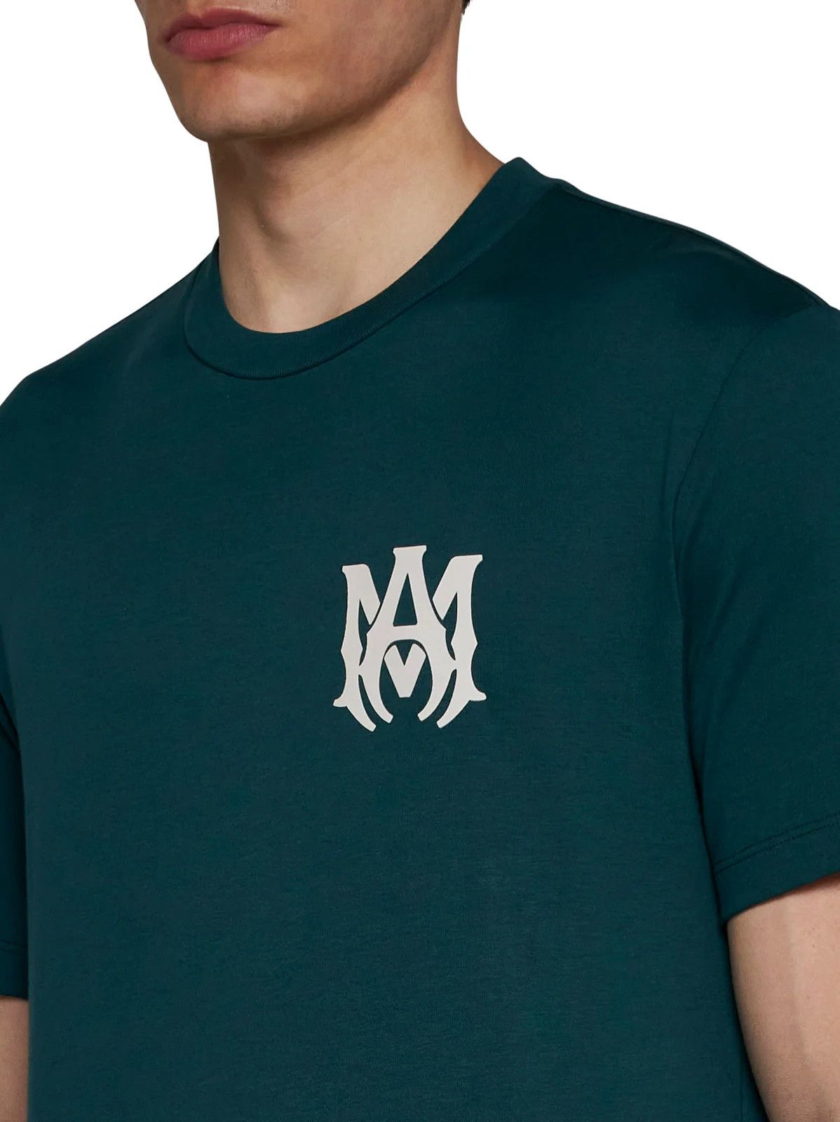 Amiri o1w1db10125 MA Logo T-Shirt in Forest Green Size US XL / EU 56 / 4 - 5 Thumbnail