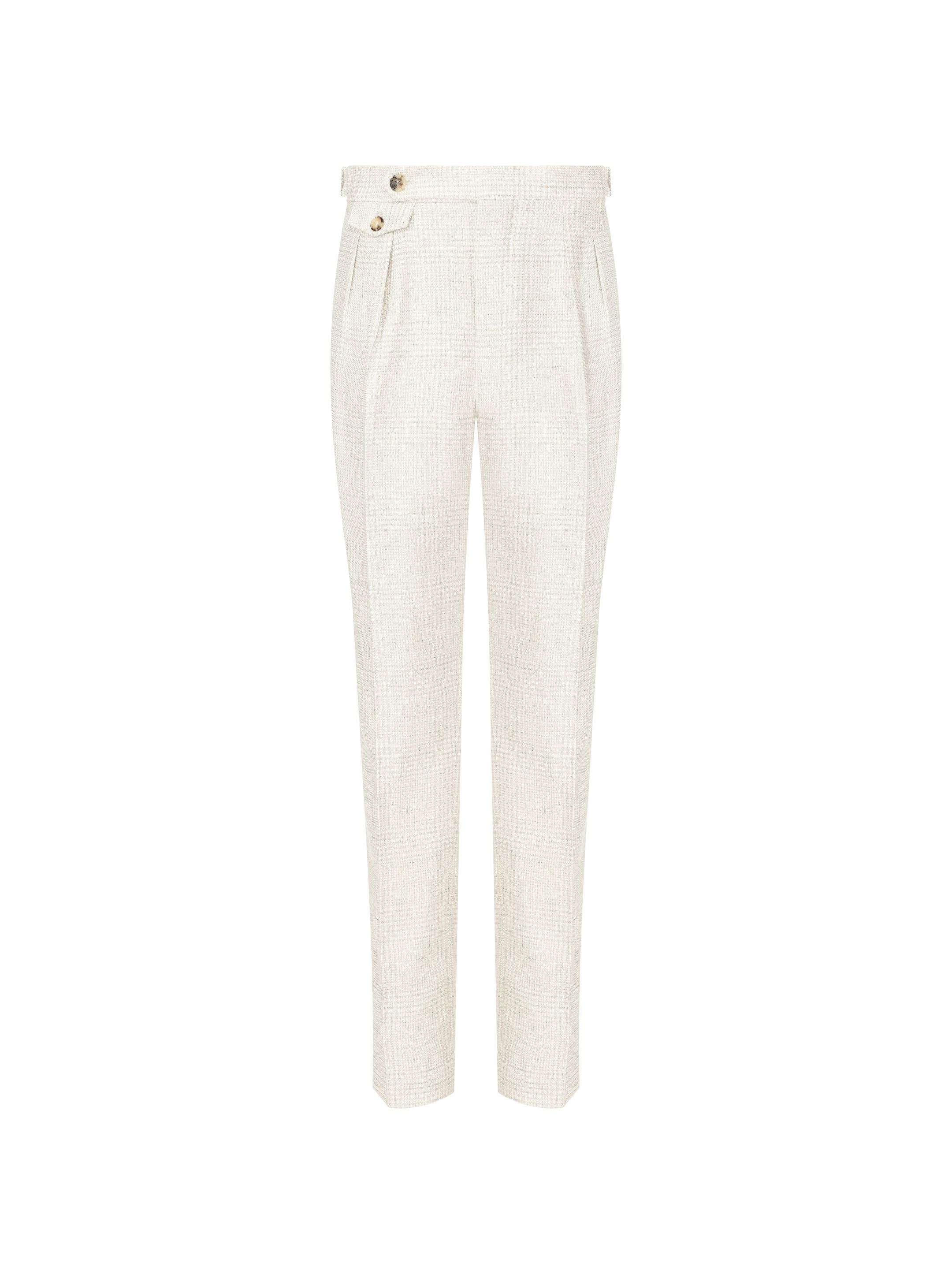 Brunello Cucinelli o1y0526 Single-breasted Suit in Ivory Size US M / EU 48-50 / 2 - 7 Thumbnail