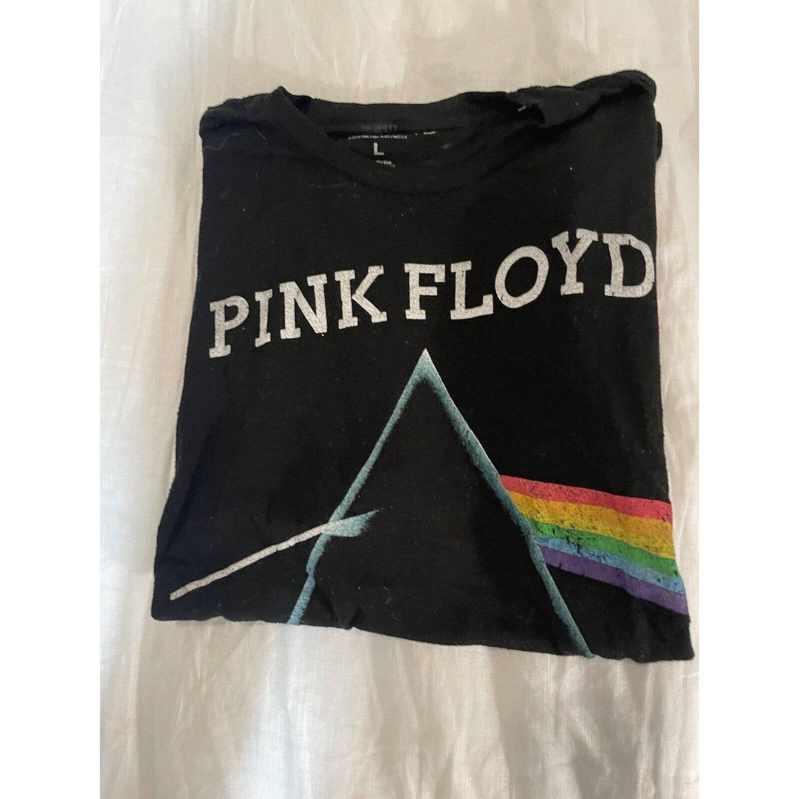 Pink Floyd Pink Floyd T-Shirt Mens Lg Black Graphic Triangle Pyramid Size US L / EU 52-54 / 3 - 5 Thumbnail