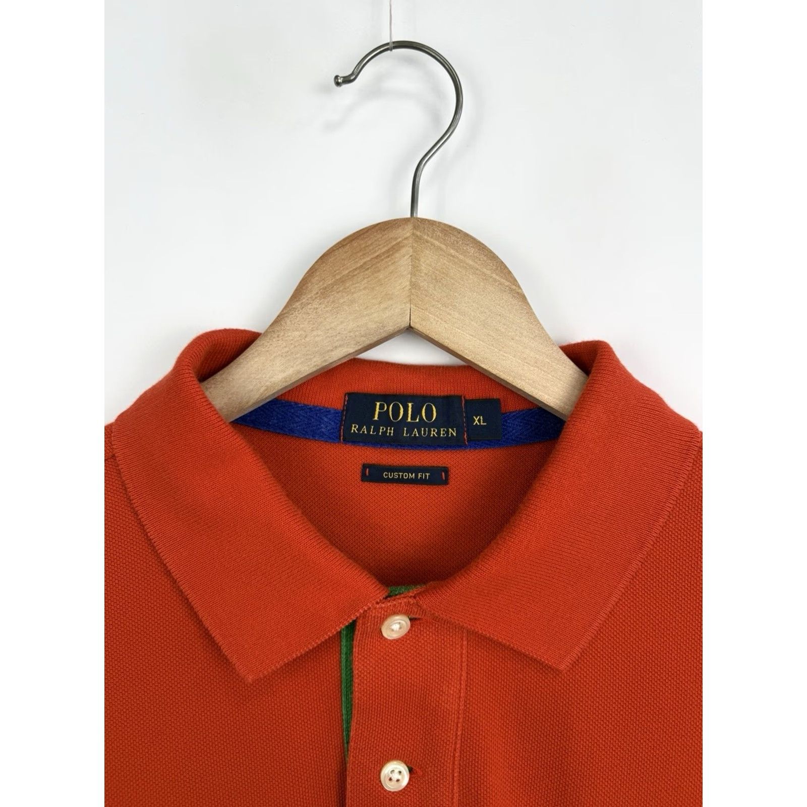 Ralph Lauren Polo Ralph Lauren Big Pony Polo T-Shirt XL Orange Rare Custom Fit Men’s Size US XL / EU 56 / 4 - 5 Thumbnail
