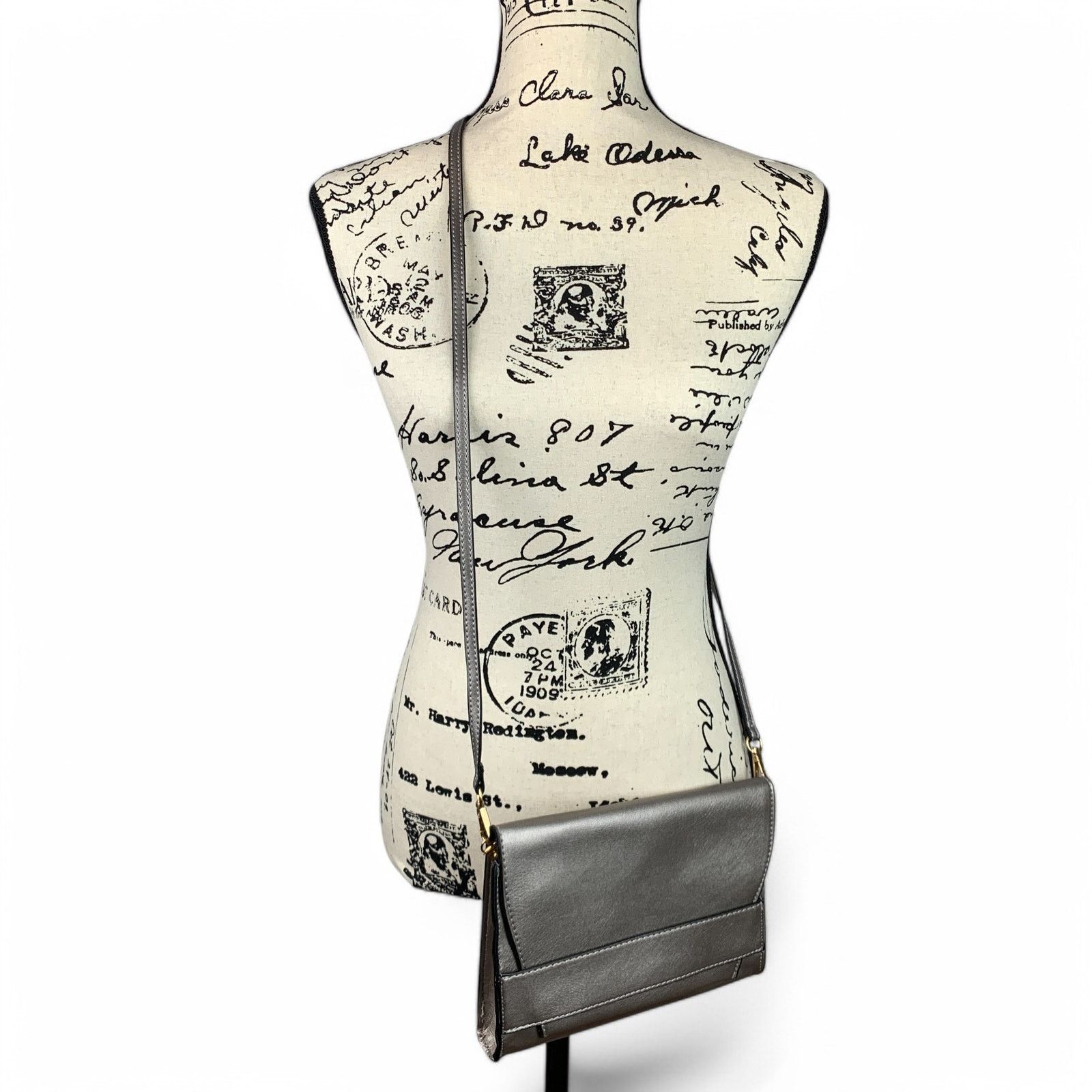 Other Summer and Rose Celine Purse Crossbody Steel Metallic Clutch Size ONE SIZE - 2 Thumbnail