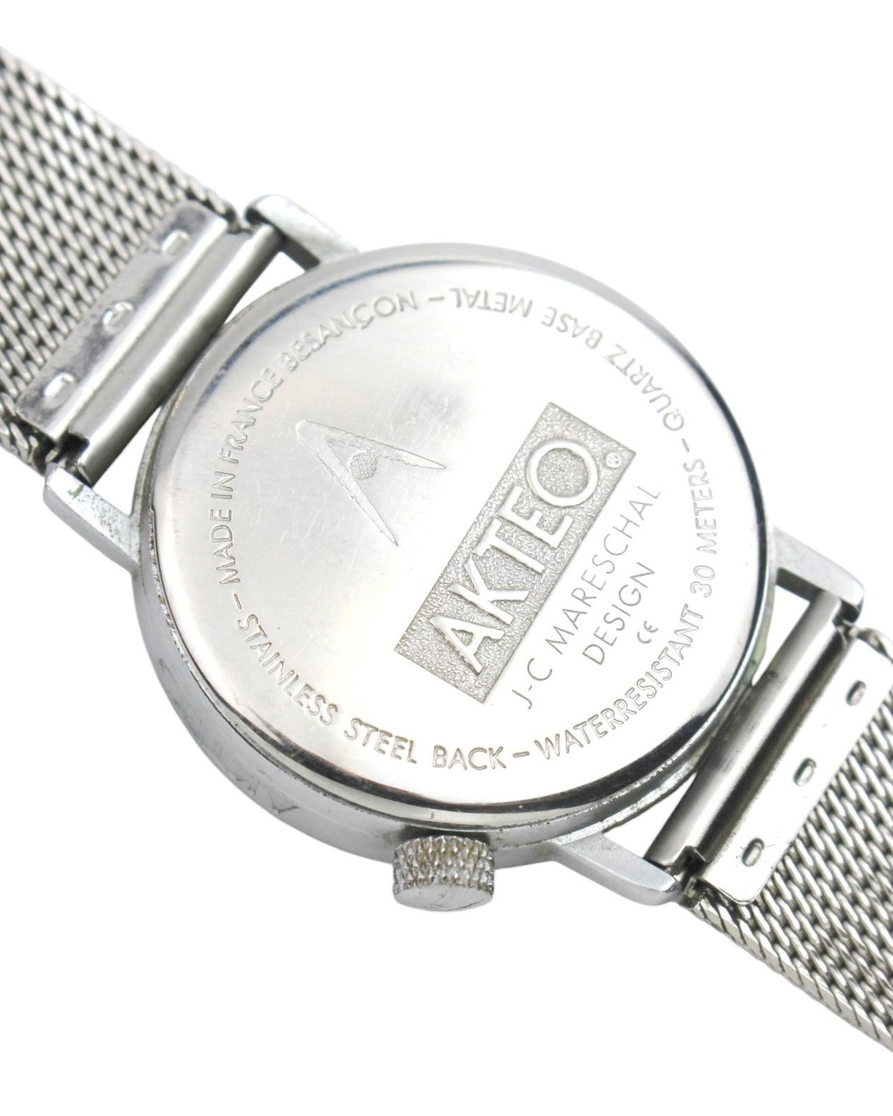 Hysteric Glamour 2000S AKTEO FRANCE BESANÇON QUARTZ MESH STRAP WATCH Size ONE SIZE - 5 Thumbnail