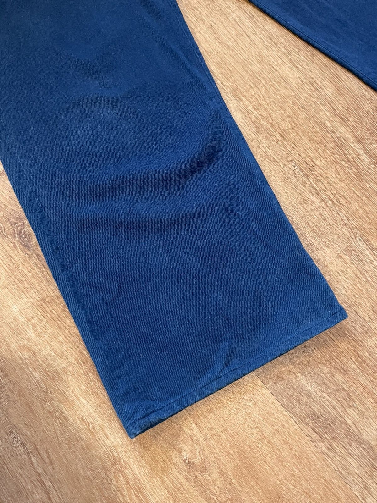 Taiga Takahashi Lot 209 Buckle-Backed Trousers in Indigo Size US 32 / EU 48 - 8 Thumbnail