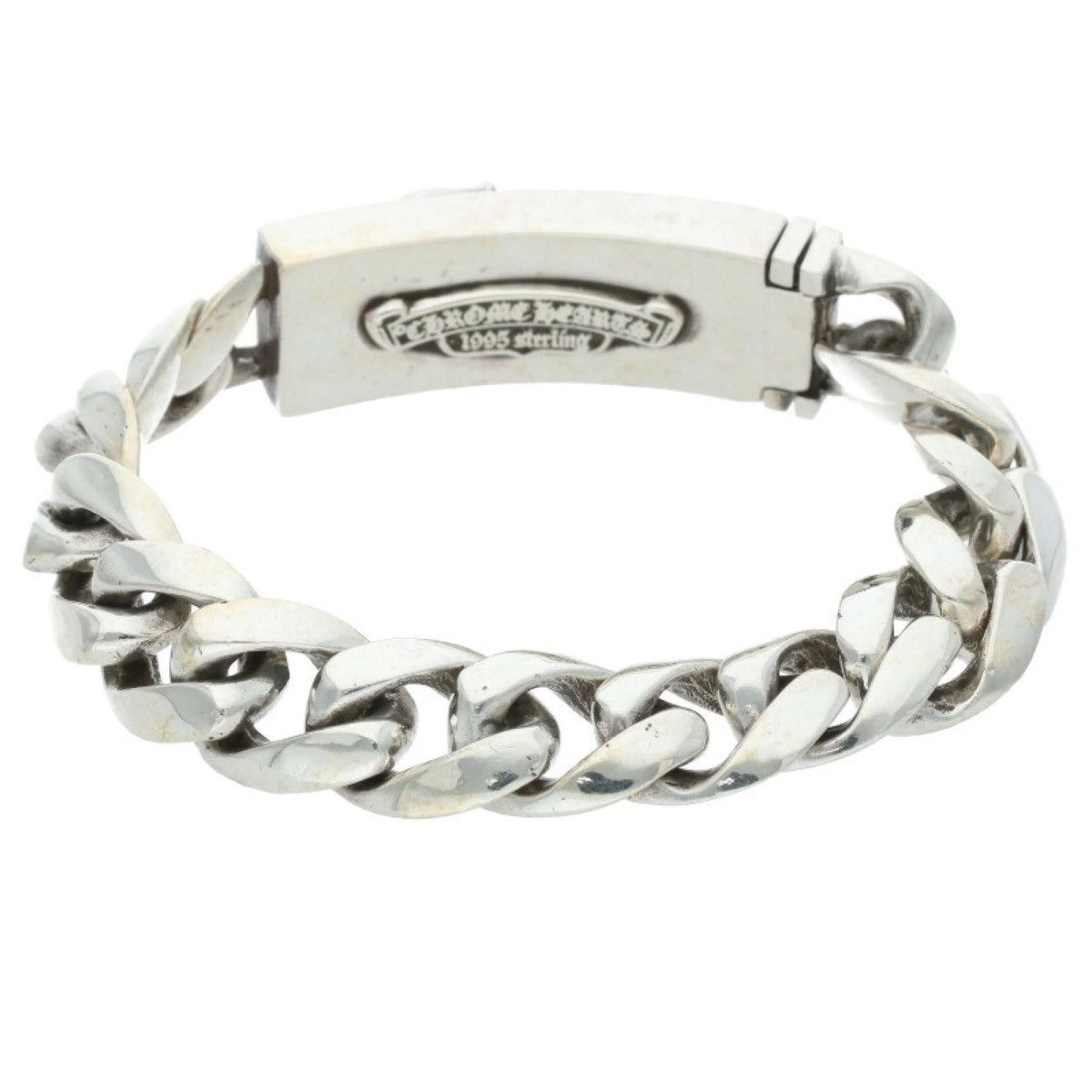 Chrome Hearts 13Link Chrome Hearts Classic Link Dagger Heart ID Bracelet Size ONE SIZE - 2 Thumbnail