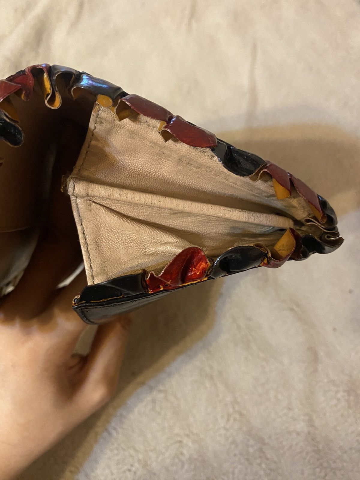 Miu Miu Miu Miu Leather Ruffle Wallet Size ONE SIZE - 11 Thumbnail