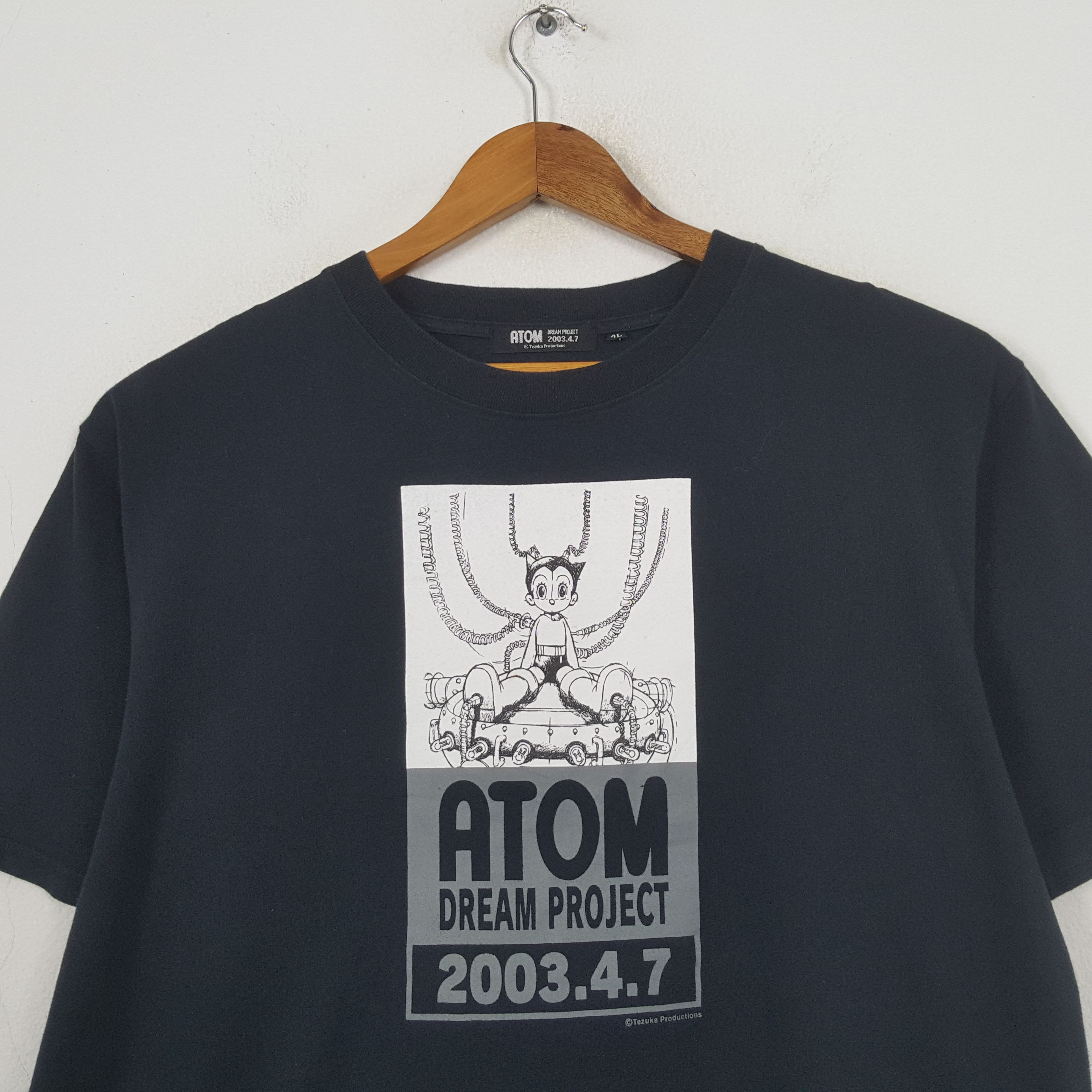 Anime Vintage Astro Boy Atom Dream Project Japan Animated Tees RR1 Size US XL / EU 56 / 4 - 2 Thumbnail