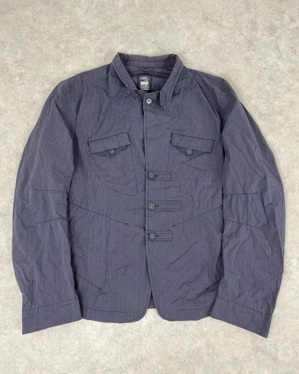 Marithe + Francois Girbaud AW2008 Marithé + François Girbaud Navy Light Striped Classy Blazer Jacket Size 46R - 1 Thumbnail