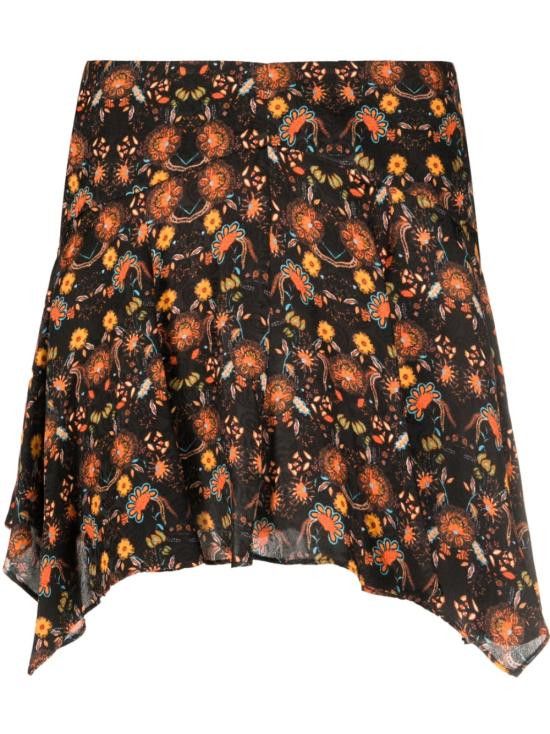 Isabel Marant ISABEL MARANT Women Mid Skirts JU0062FA A2J03I PERINNE01BK Black Size 27" / US 4 / IT 40 - 1 Thumbnail