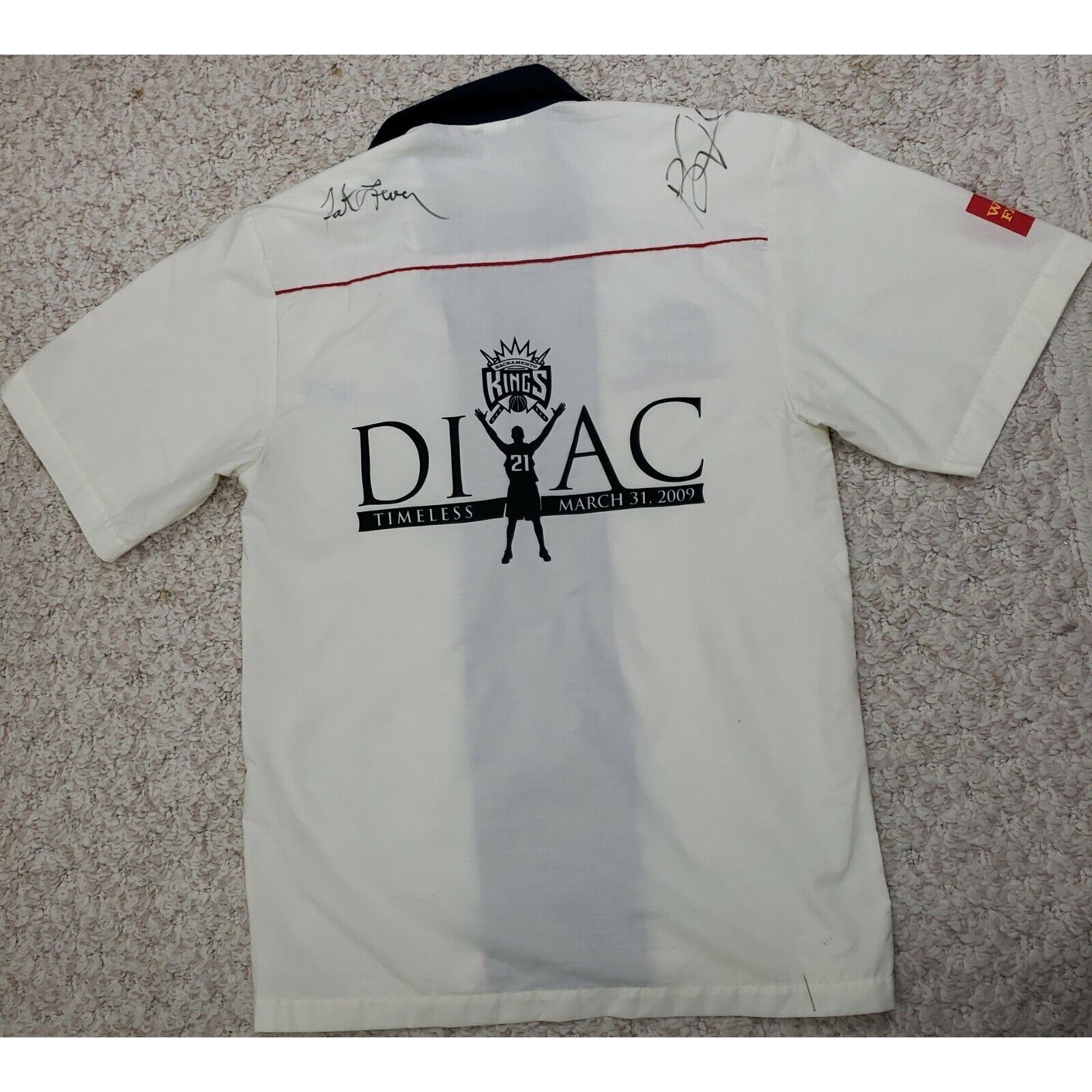Other Vintage Bowling Shirt Sacramento Kings Charity Signed Mens S Size US S / EU 44-46 / 1 - 8 Thumbnail