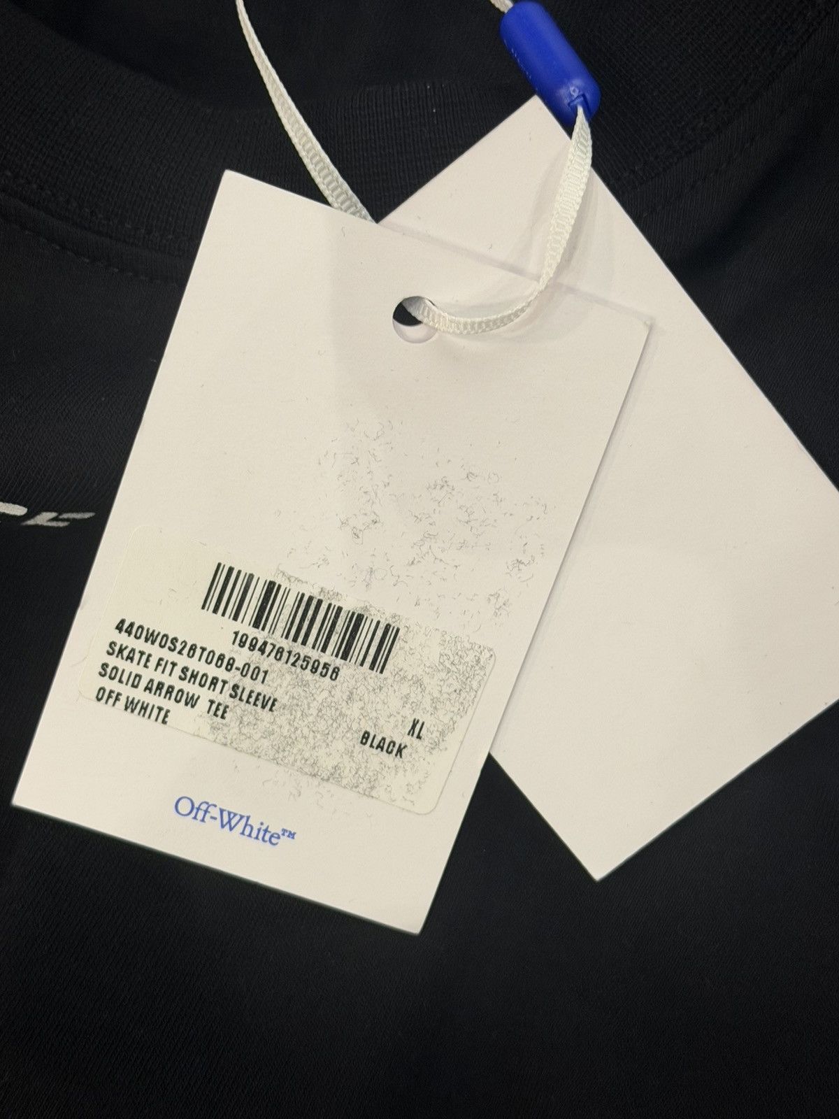 Off-White Size M - Off-White Spray Arrow T-Shirt Black Size US M / EU 48-50 / 2 - 8 Thumbnail