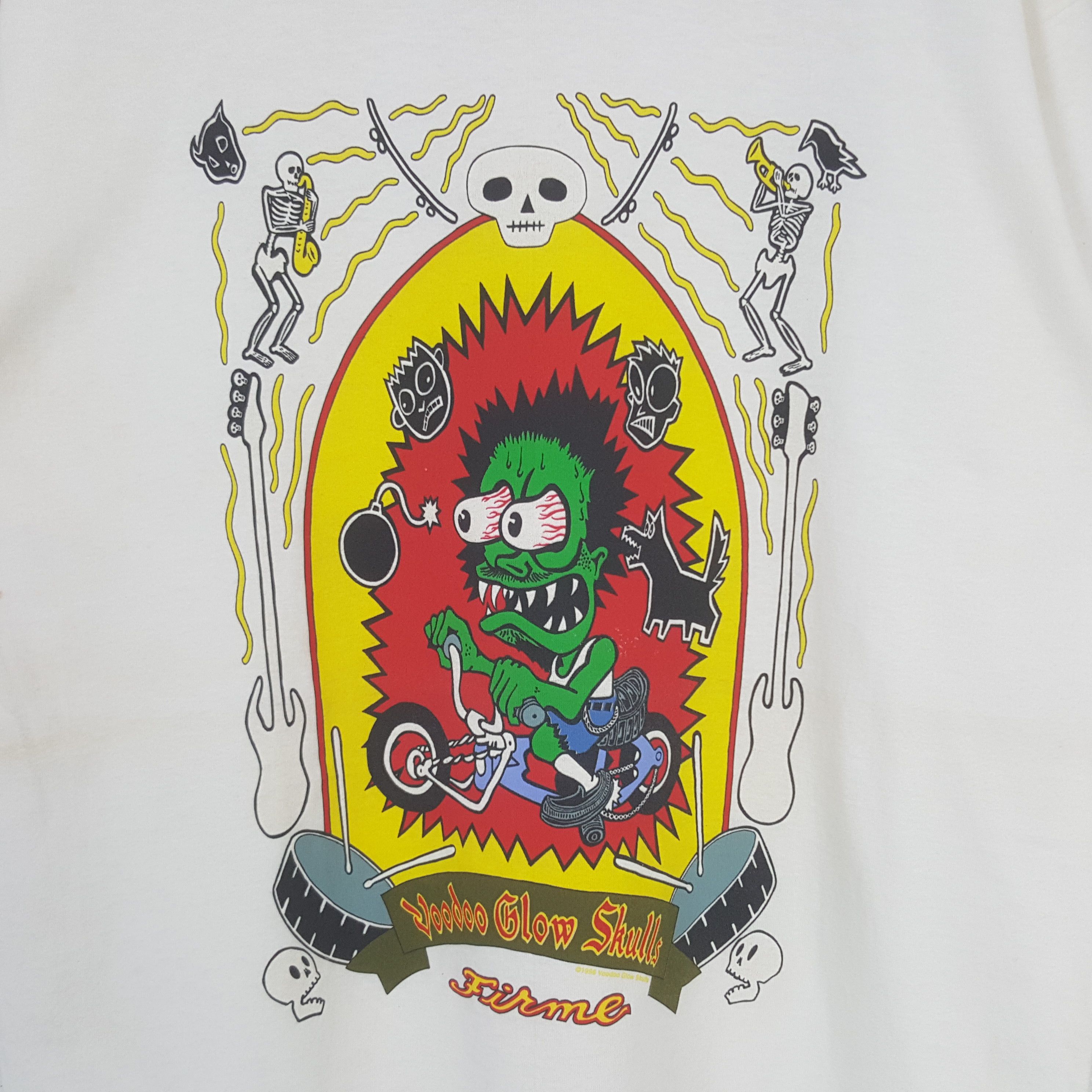 Band Tees × Vintage Vintage Voodoo Glow Skulls American Rock Band T-shirt Size US L / EU 52-54 / 3 - 3 Thumbnail