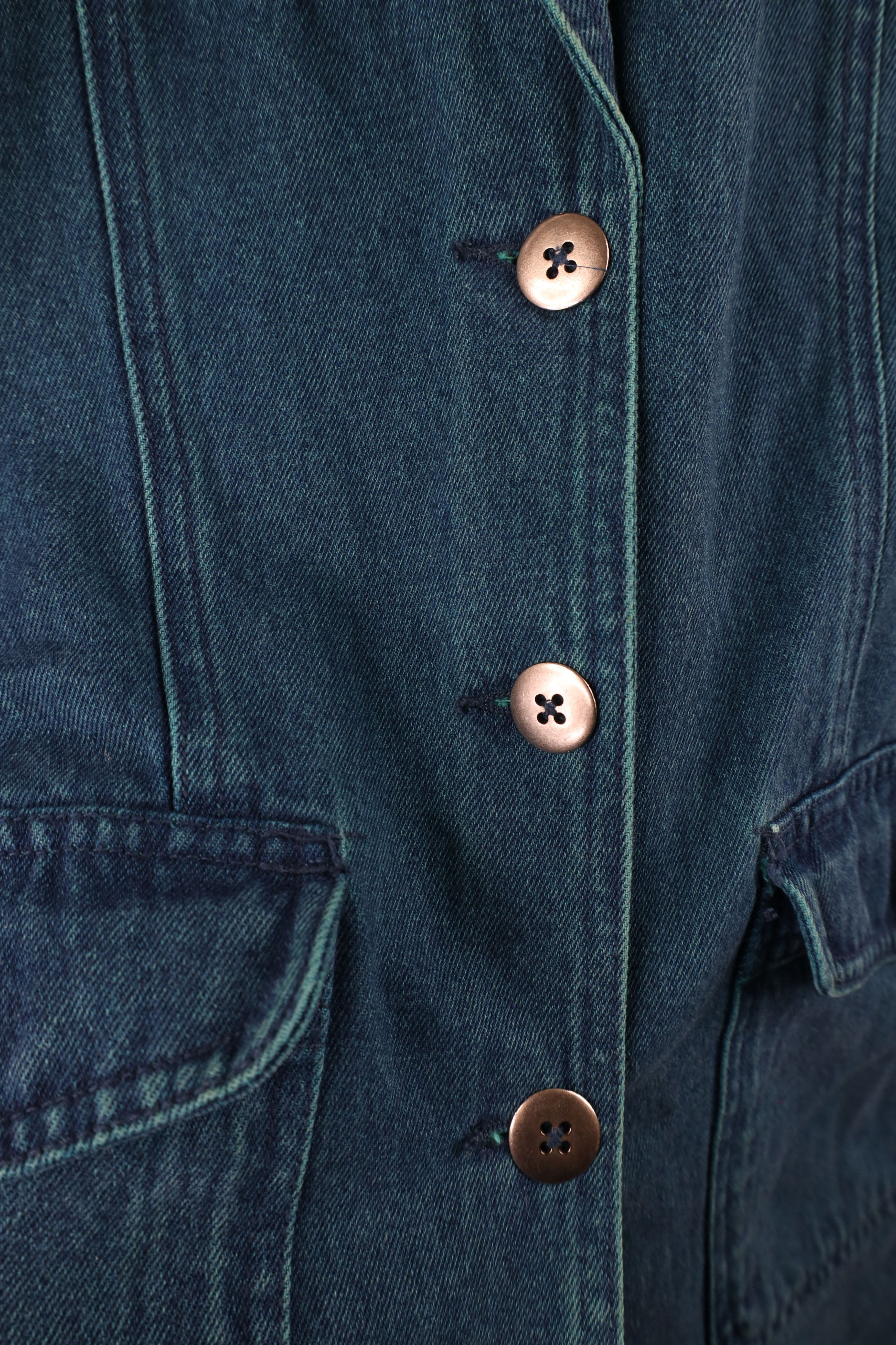 Vintage Vintage 90s Streetwear Stonewash Denim Jean Blazer Jacket Size M / US 6-8 / IT 42-44 - 6 Thumbnail