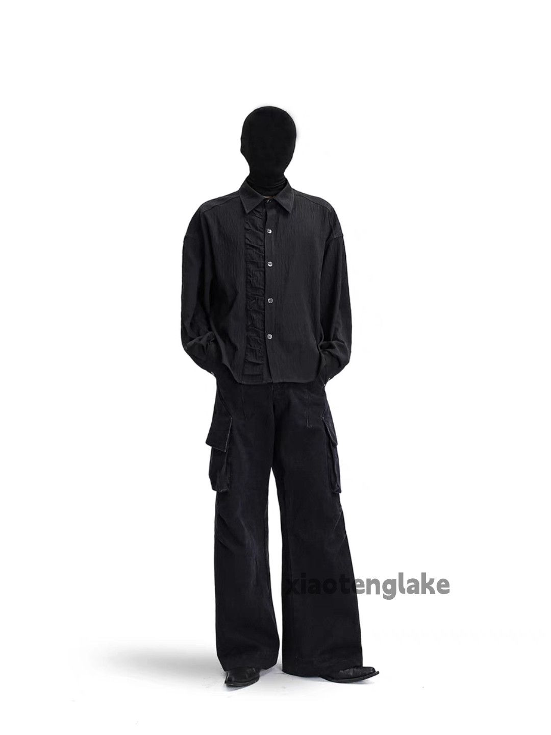 Vintage ltx vintage loose baggy hiphop military flared pants Size US 28 / EU 44 - 4 Thumbnail