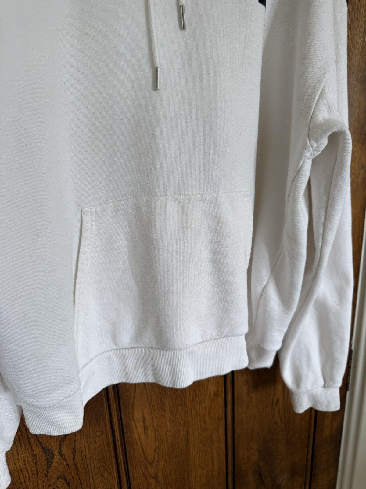 Celine Celine white black logo hoodie Hedi Slimane grail XL Size US XL / EU 56 / 4 - 12 Thumbnail