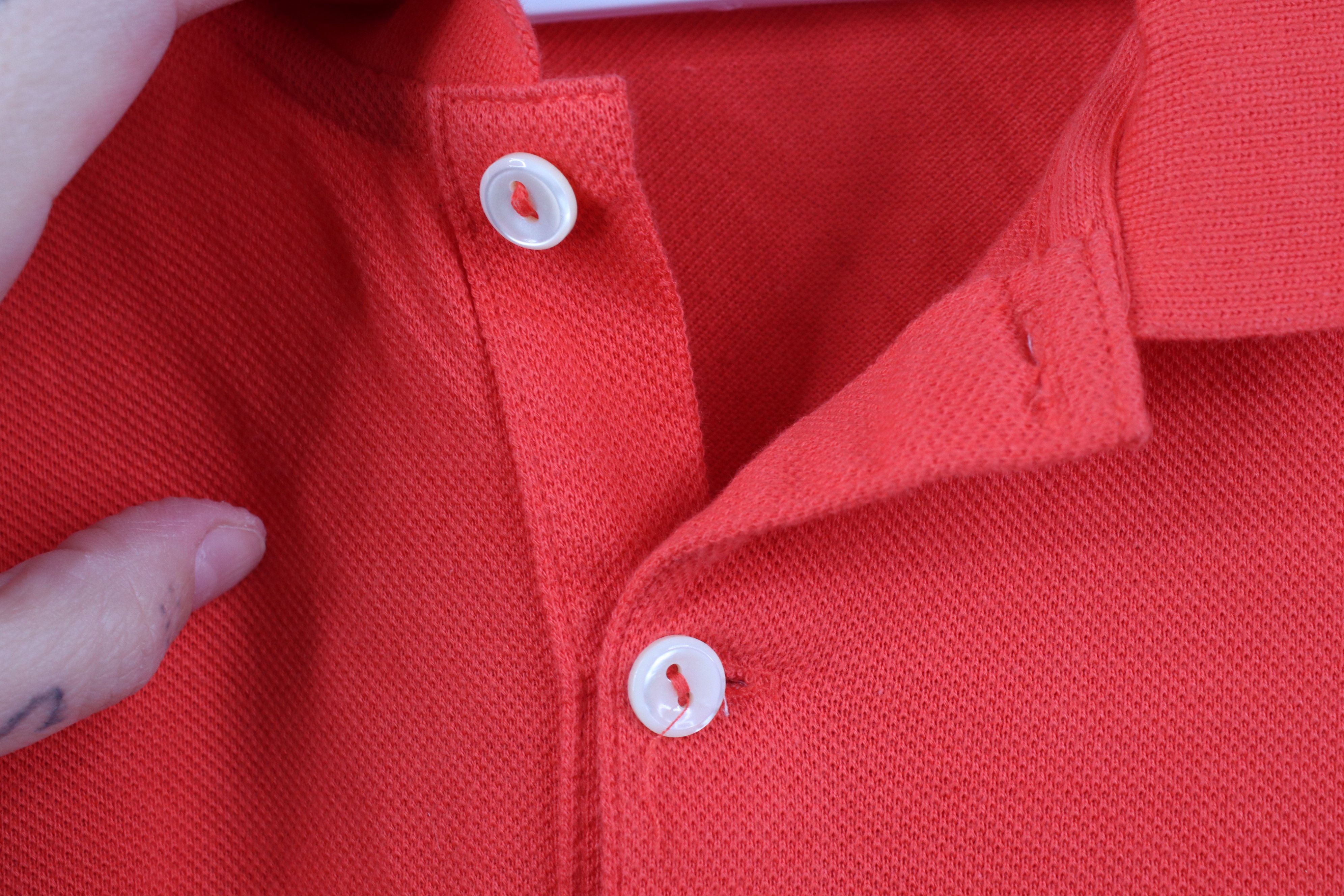 Lacoste Lacoste Live ! Croc Logo Knit Golf POlo Shirt Salmon Pink Size US M / EU 48-50 / 2 - 5 Thumbnail
