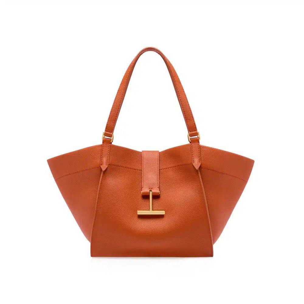 o1loc1c1124 Size: OS / L1762 Tara Medium Tote Bag in Brown