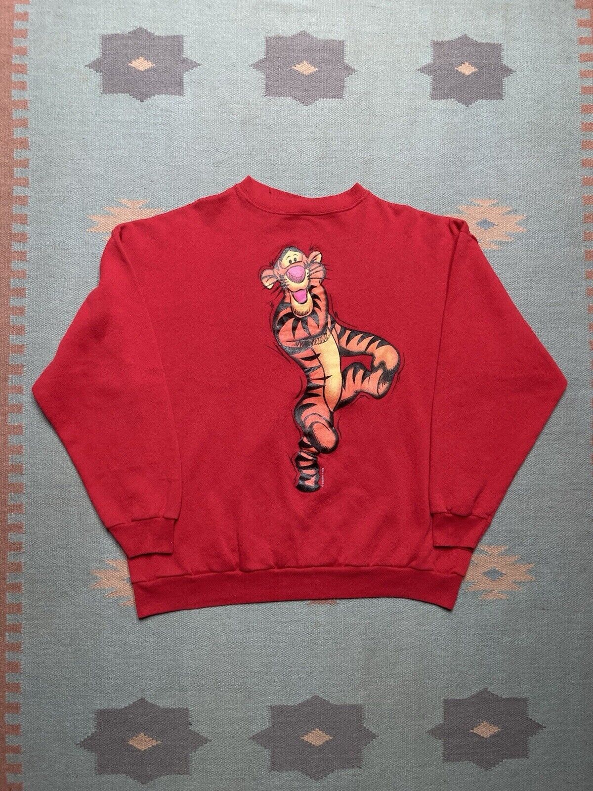 Disney × Vintage crewneck sweatshirt tigger Disney cartoon tiger pullover XL Size US XL / EU 56 / 4 - 1 Thumbnail