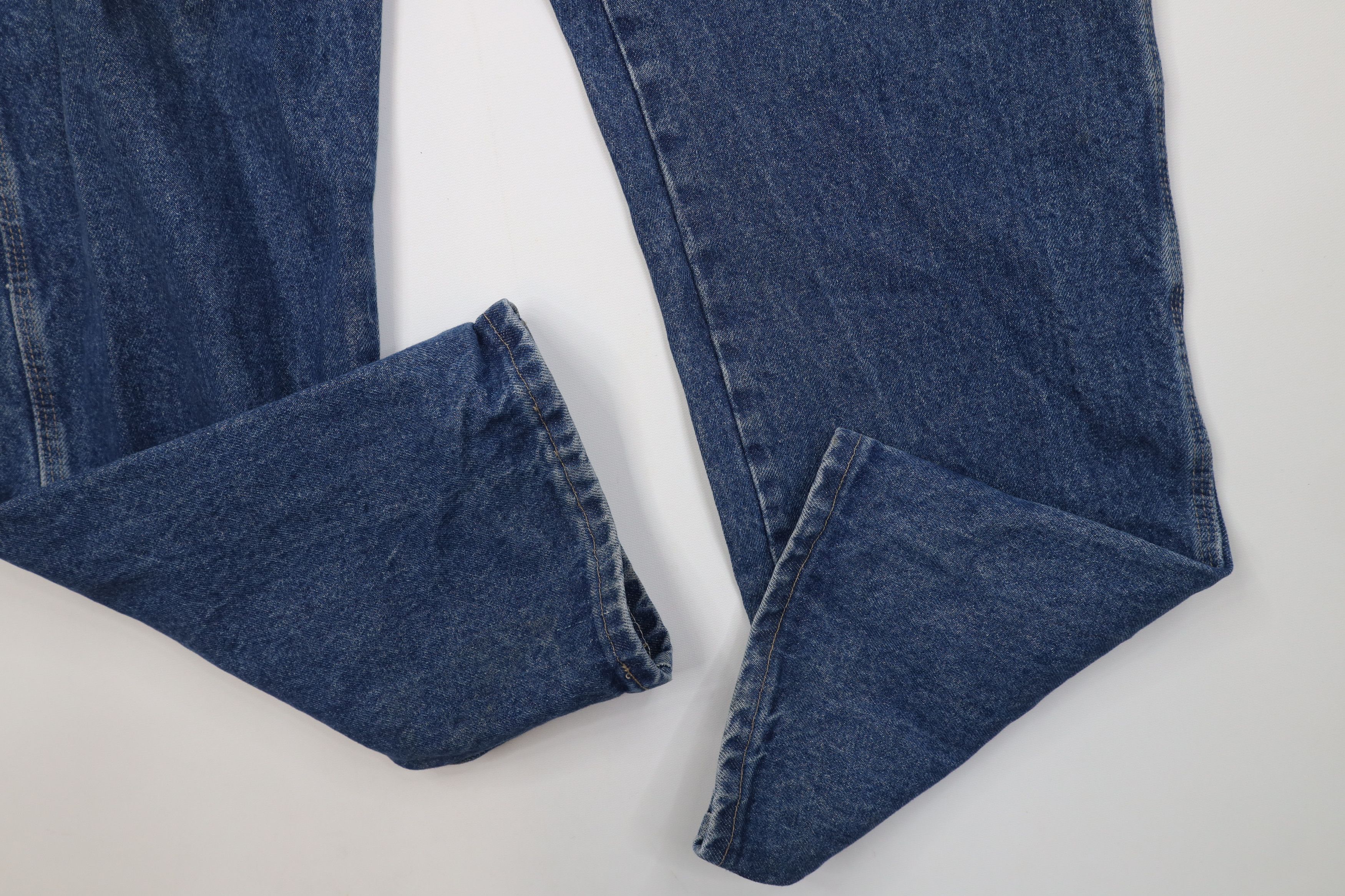 Vintage Bulwark FR Fire Flame Resistant Wide Leg Denim Jeans Blue Size US 38 / EU 54 - 5 Thumbnail