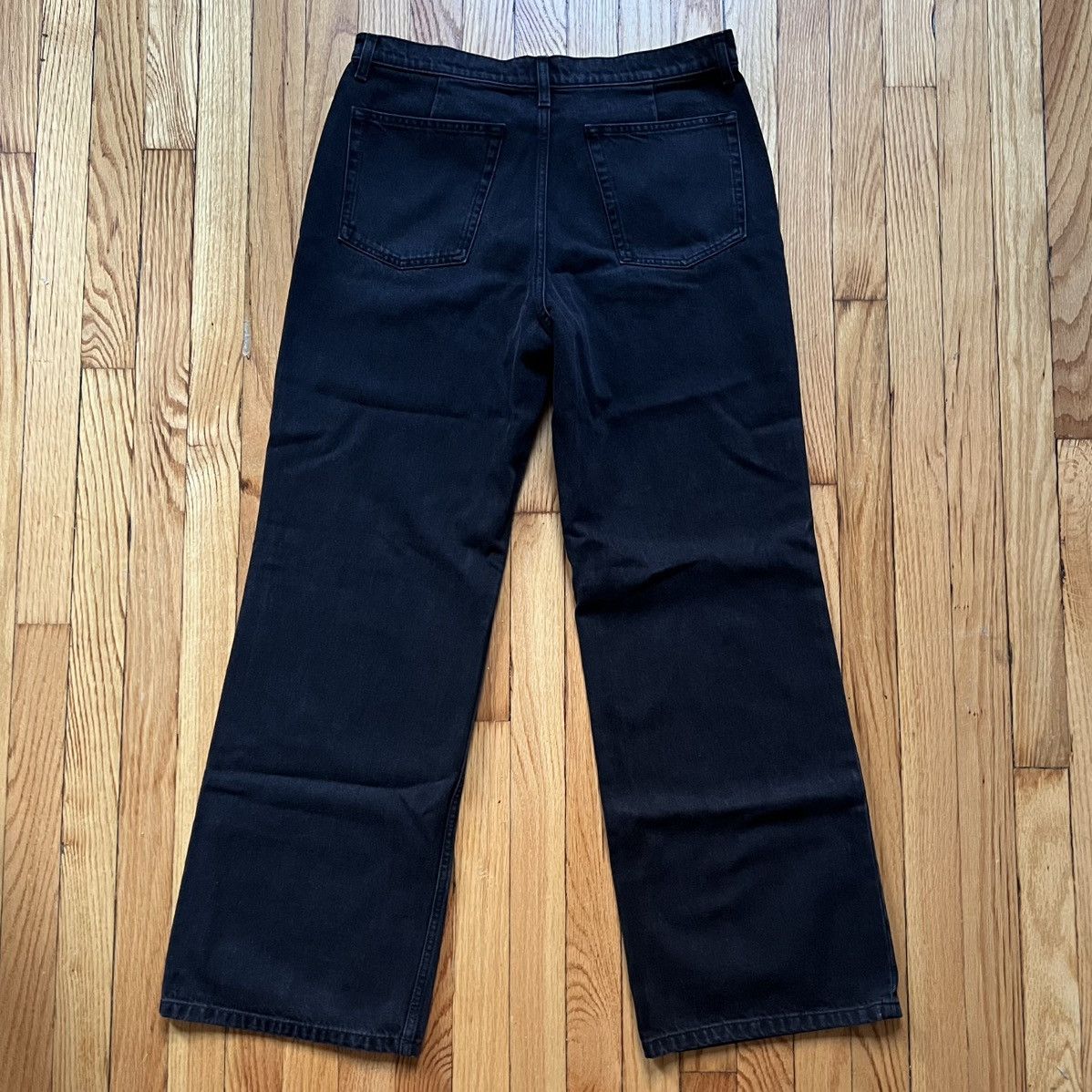 The Row The Row Black Dan Flared Jeans Size US 32 / EU 48 - 2 Thumbnail