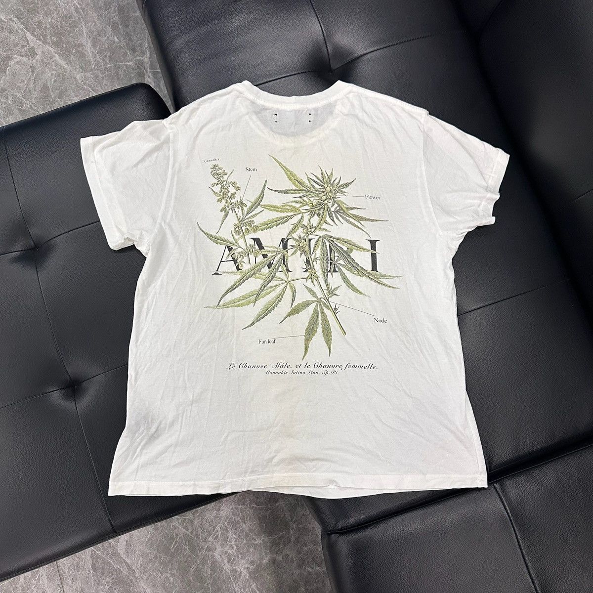 Amiri Amiri Leaf Logo T-Shirt Size US M / EU 48-50 / 2 - 2 Thumbnail