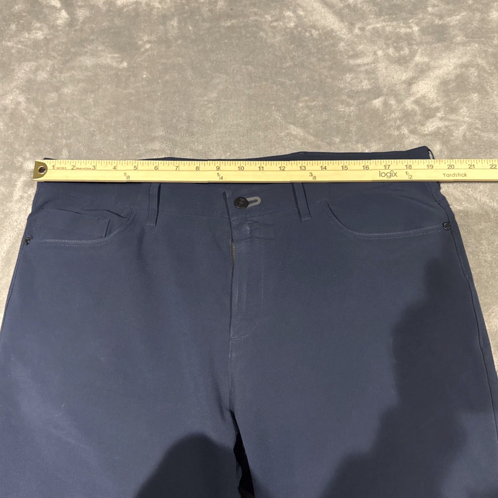 Vintage Public Rec Dealmaker Pants Mens Navy Blue 38x30 Straight Pockets Comfort Shirt? Size US 38 / EU 54 - 3 Thumbnail