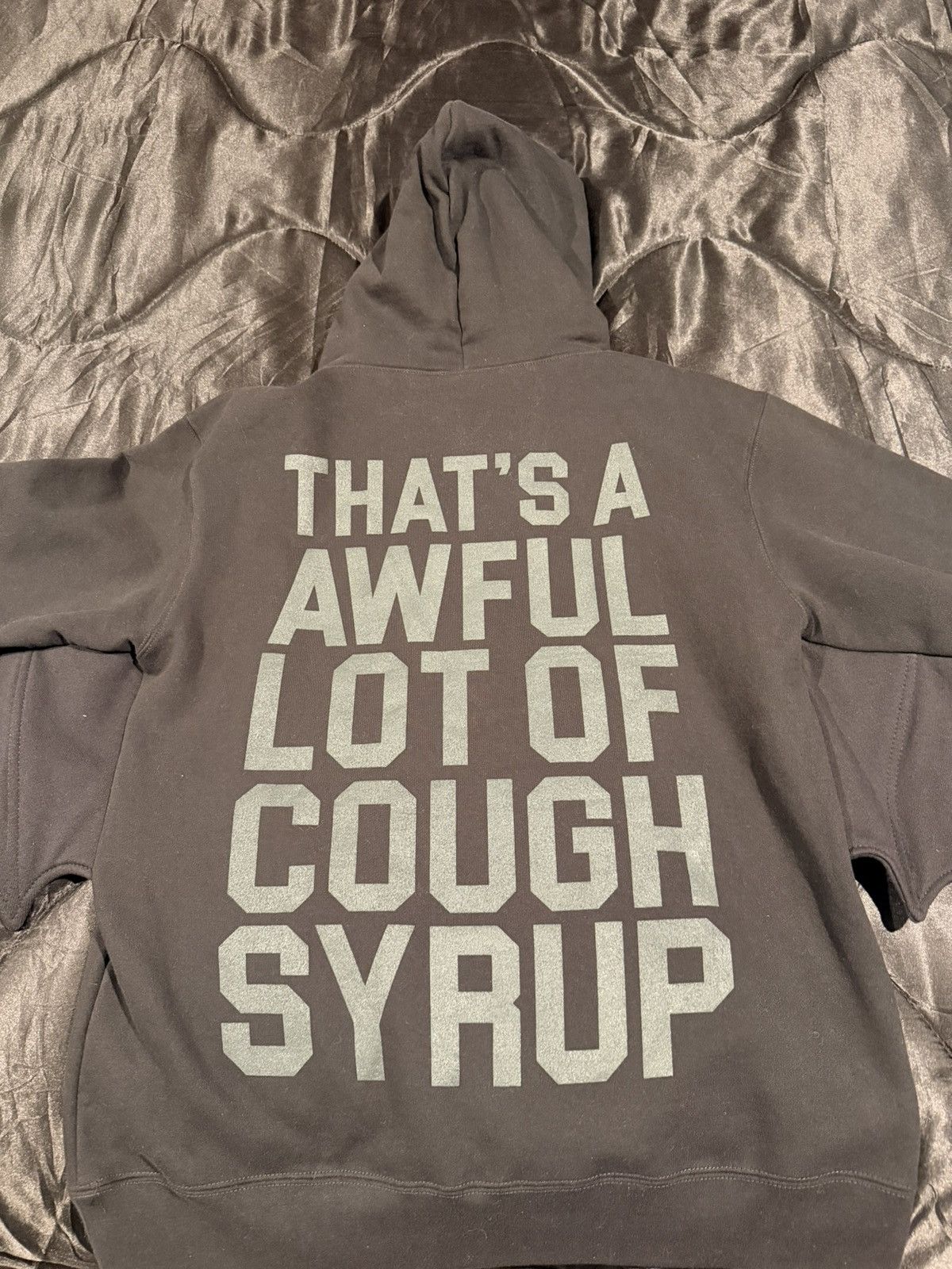 Awful Lot of Cough Syrup BAT WING HOODIE - $300 (OG Price) Medium Men Size US M / EU 48-50 / 2 - 2 Thumbnail