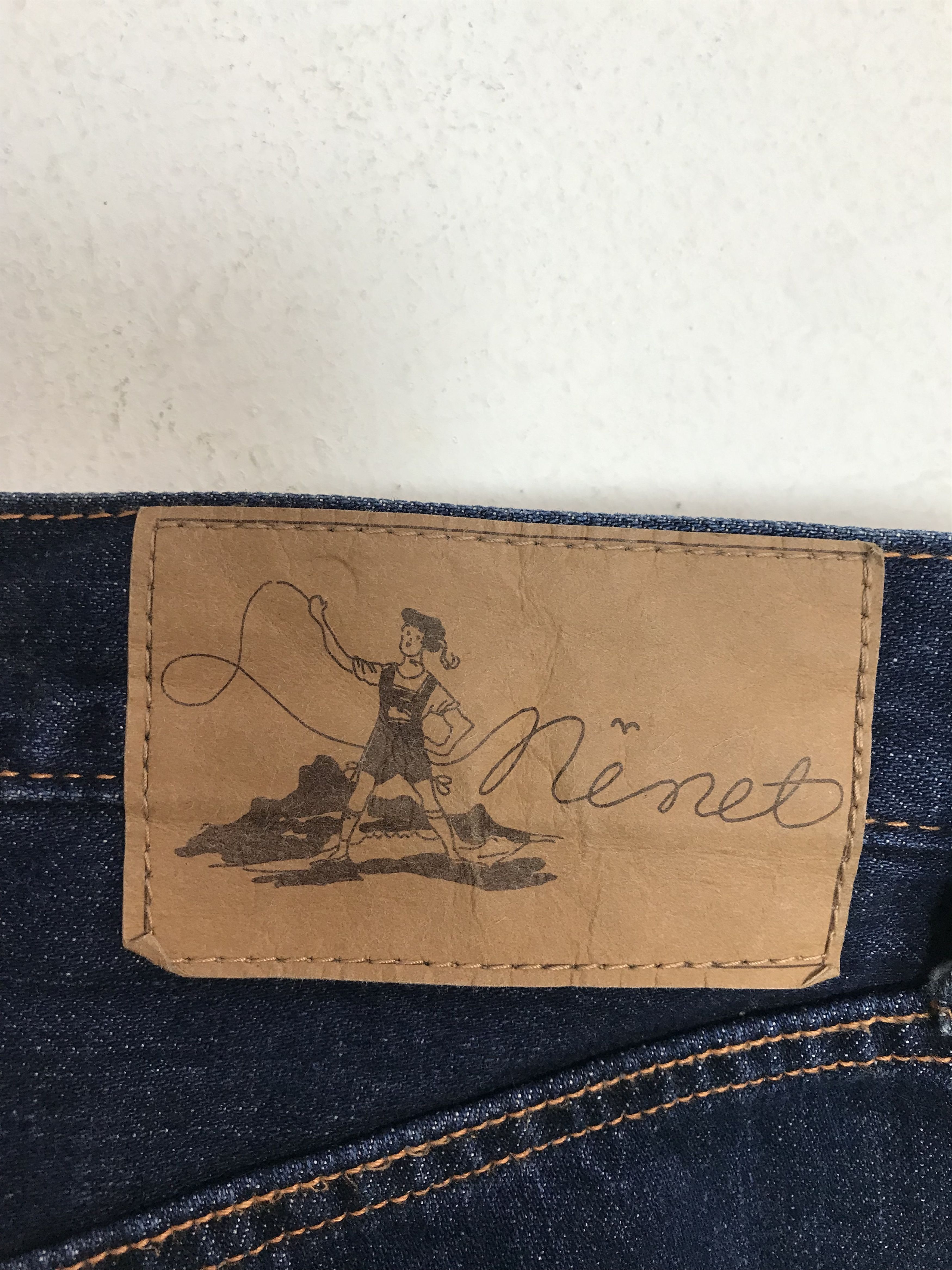 Ne-Net Rare Ne-net Issey Miyake Selvedge Indigo Denim Jeans Size 29" - 10 Thumbnail