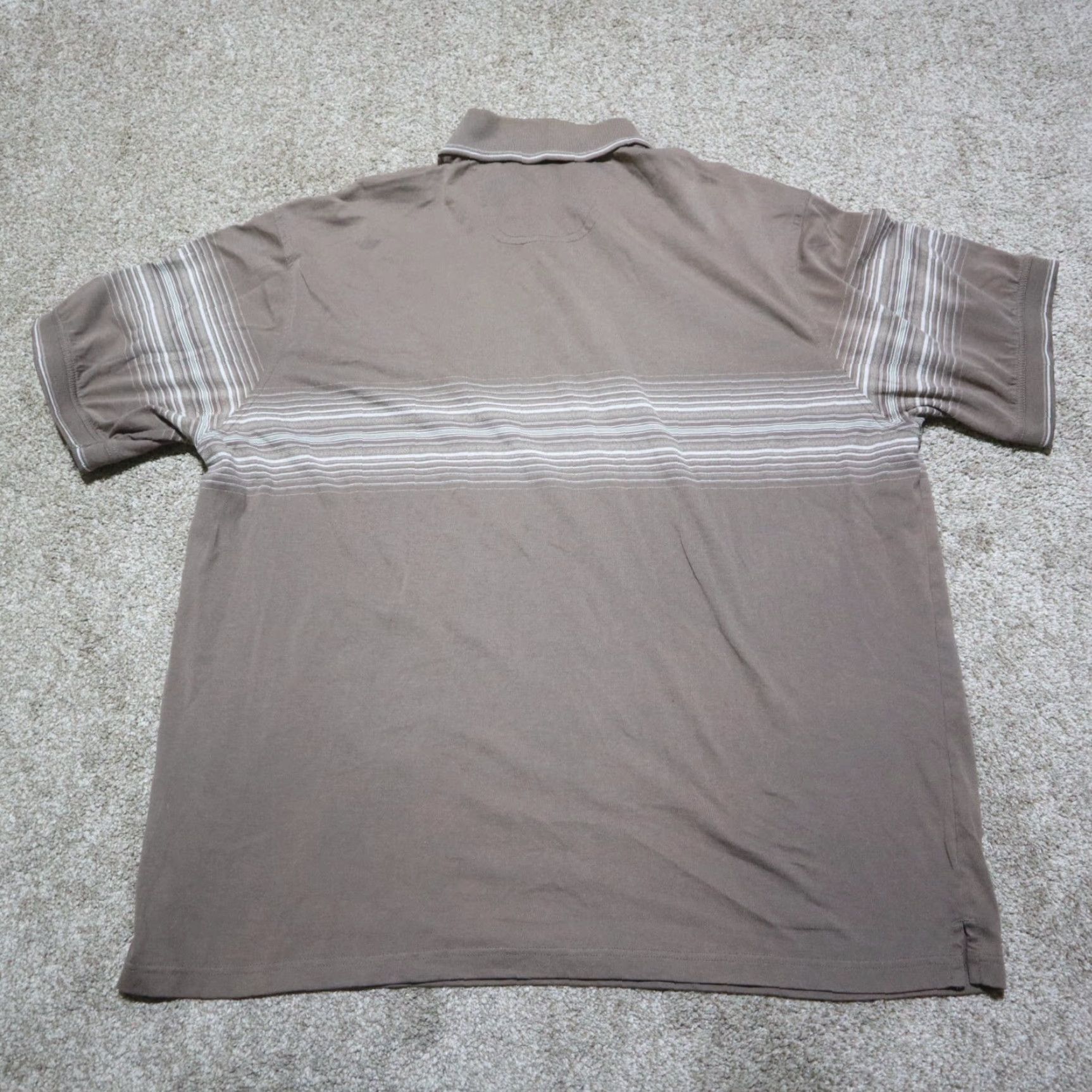 Vintage VINTAGE St. John's Bay Men's Polo Shirt Short Sleeve Adult 2XL Brown 90s Golf Size US XXL / EU 58 / 5 - 7 Thumbnail