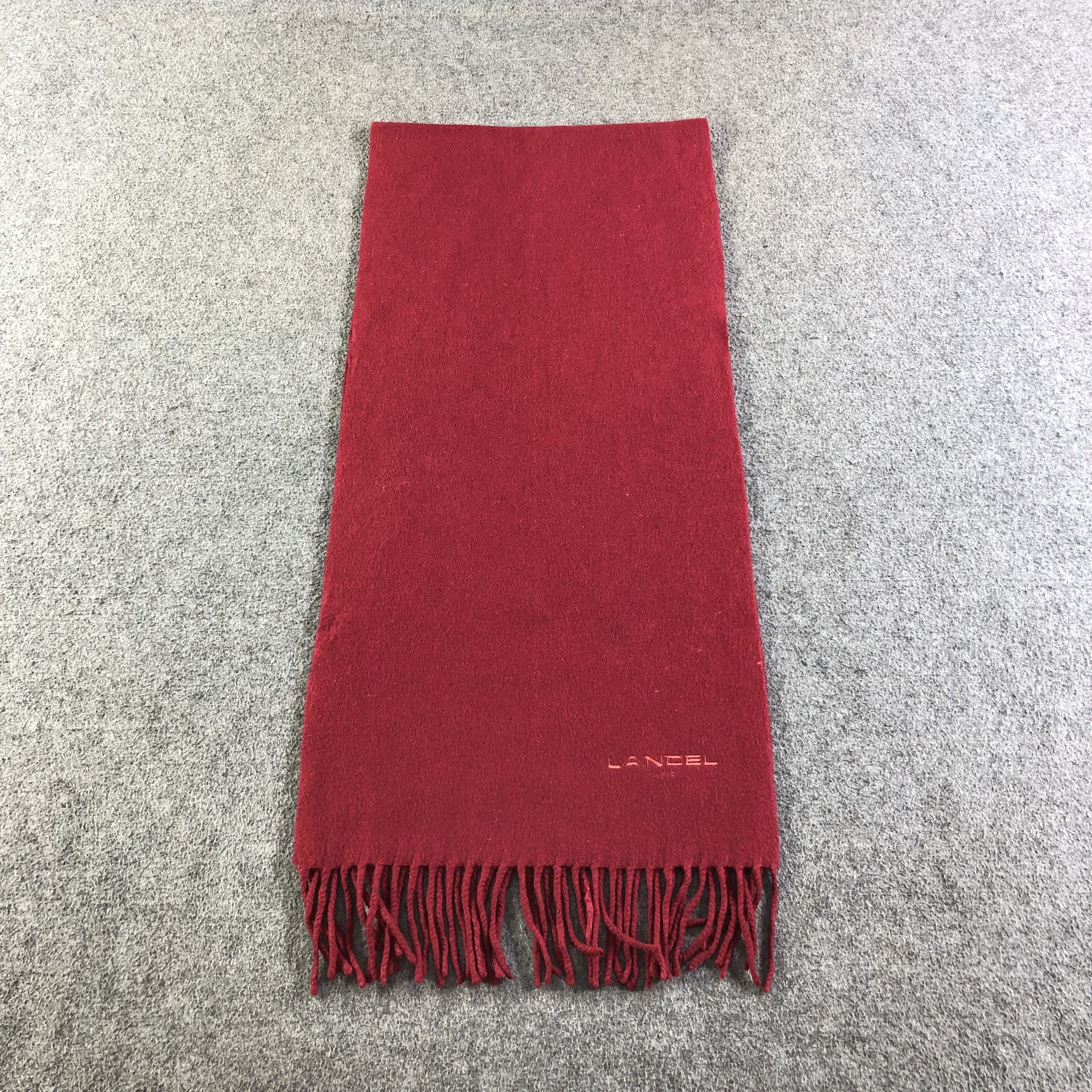 Lancel Lancel Cashmere Scarf Muffler Neckwear V2102 Size ONE SIZE - 2 Thumbnail