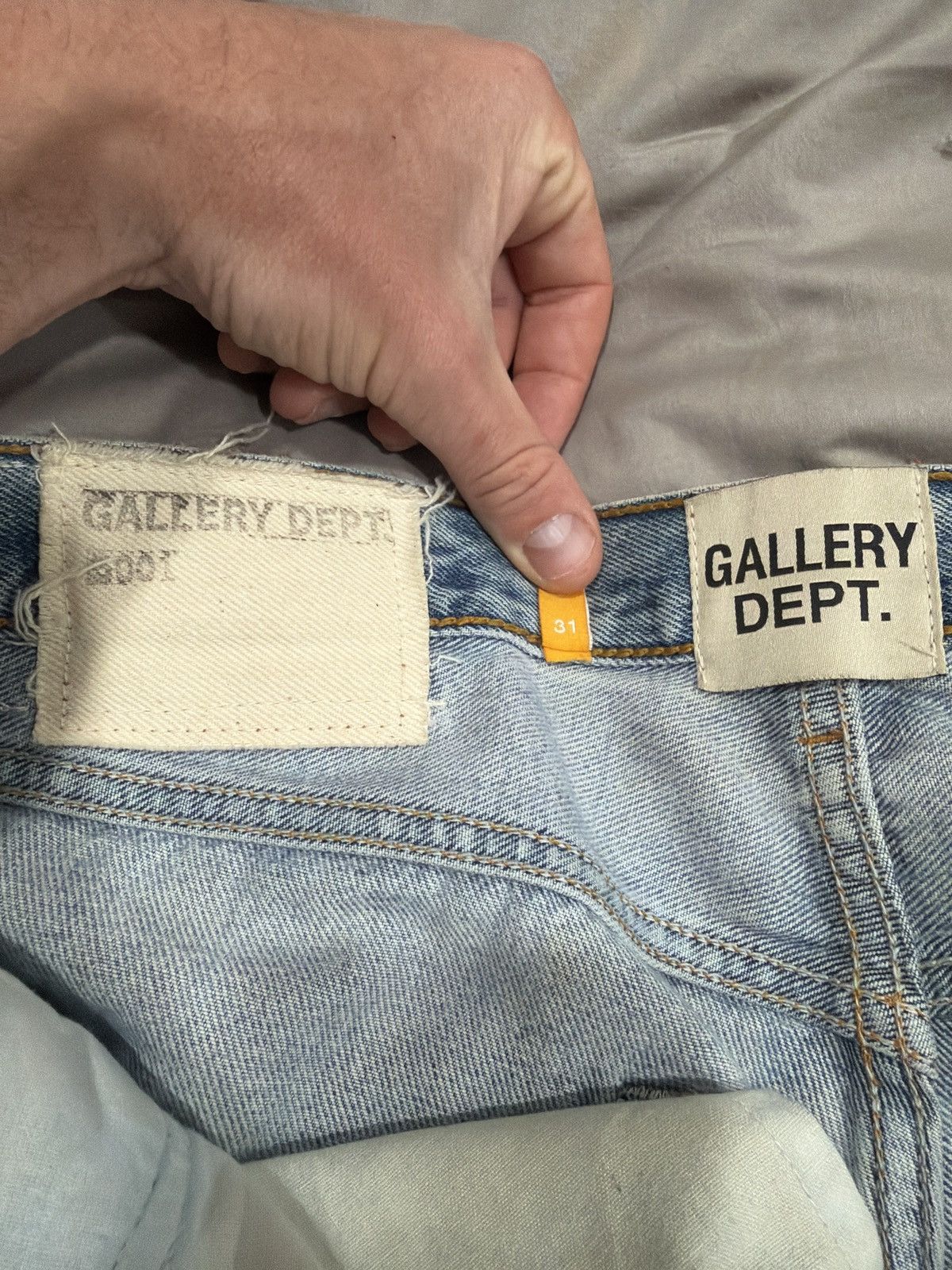 Gallery Dept. GALLERY DEPT. La Flare Deconstructed Levi's Jeans Size US 31 - 11 Thumbnail