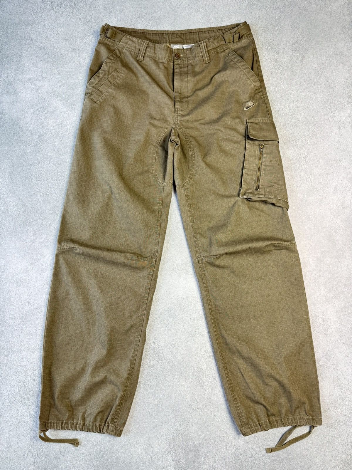 Nike Vintage 00s Nike Cotton Cargo Pants Size M Size US 32 / EU 48 - 1 Thumbnail