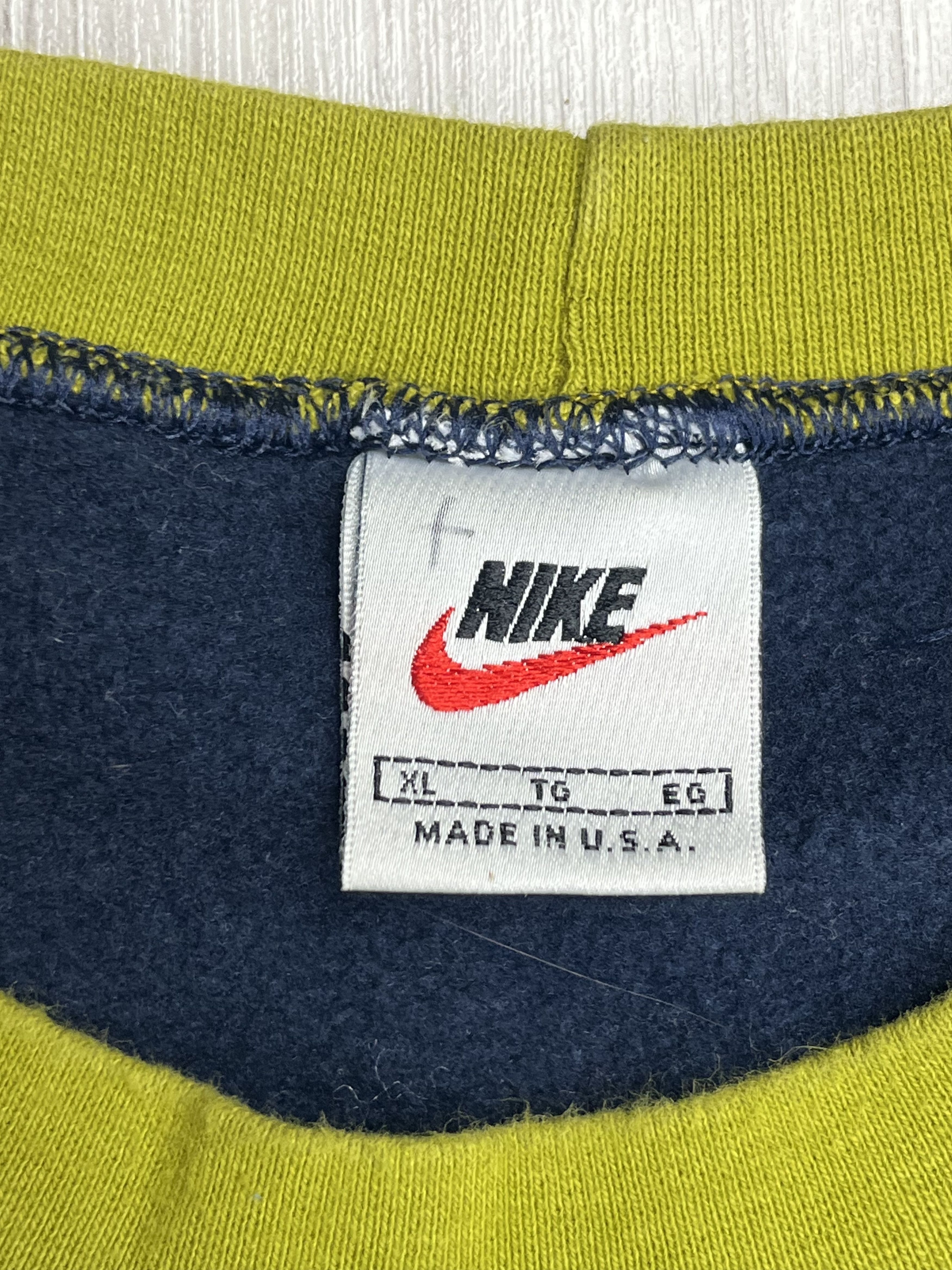 Nike Nike Vintage Spell Out Sweatshirt 90s Size XLarge Size US XL / EU 56 / 4 - 4 Thumbnail